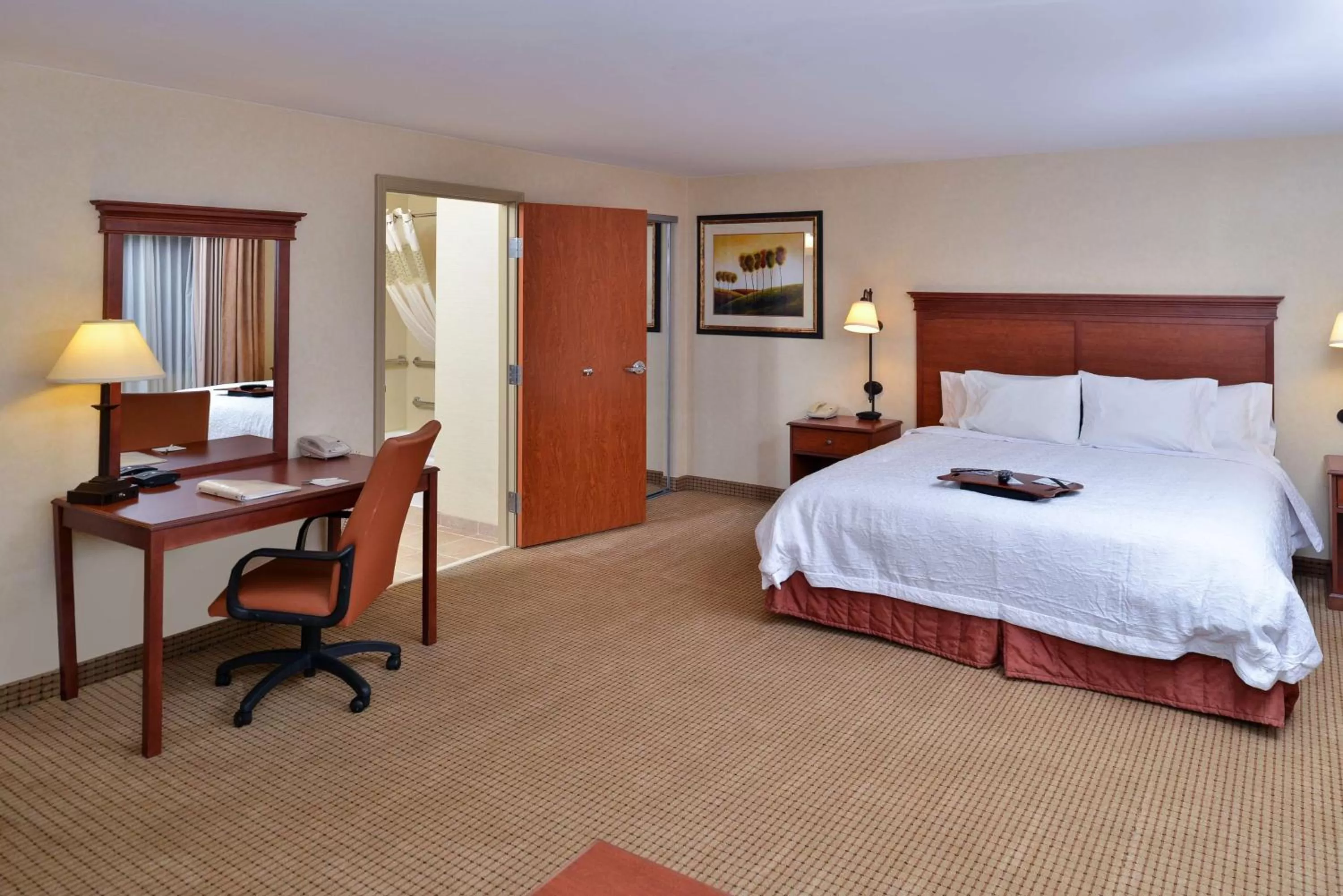 Bedroom, Bed in Hampton Inn Rock Springs