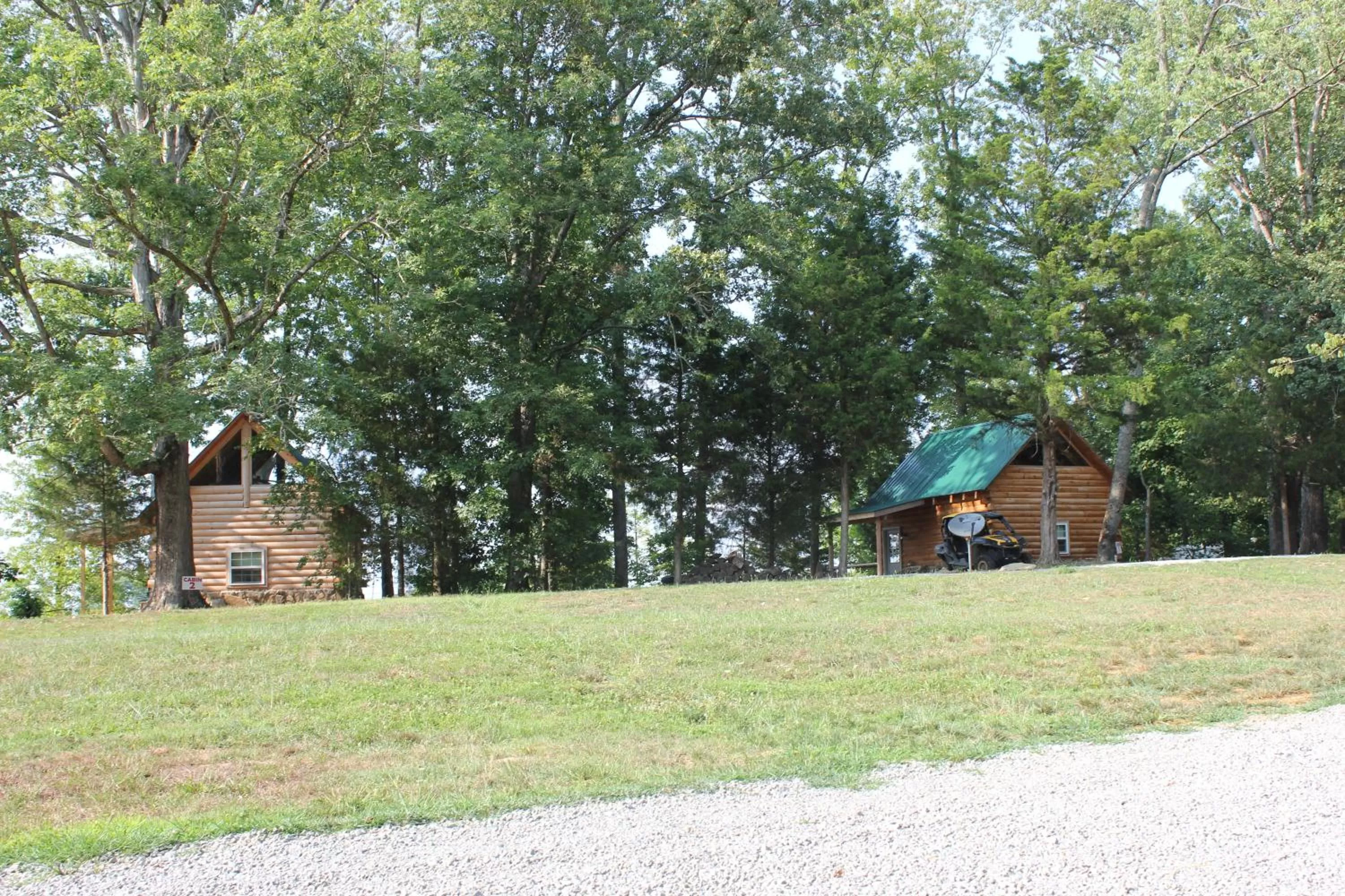 Property building in Kozy Haven Log Cabin Rentals