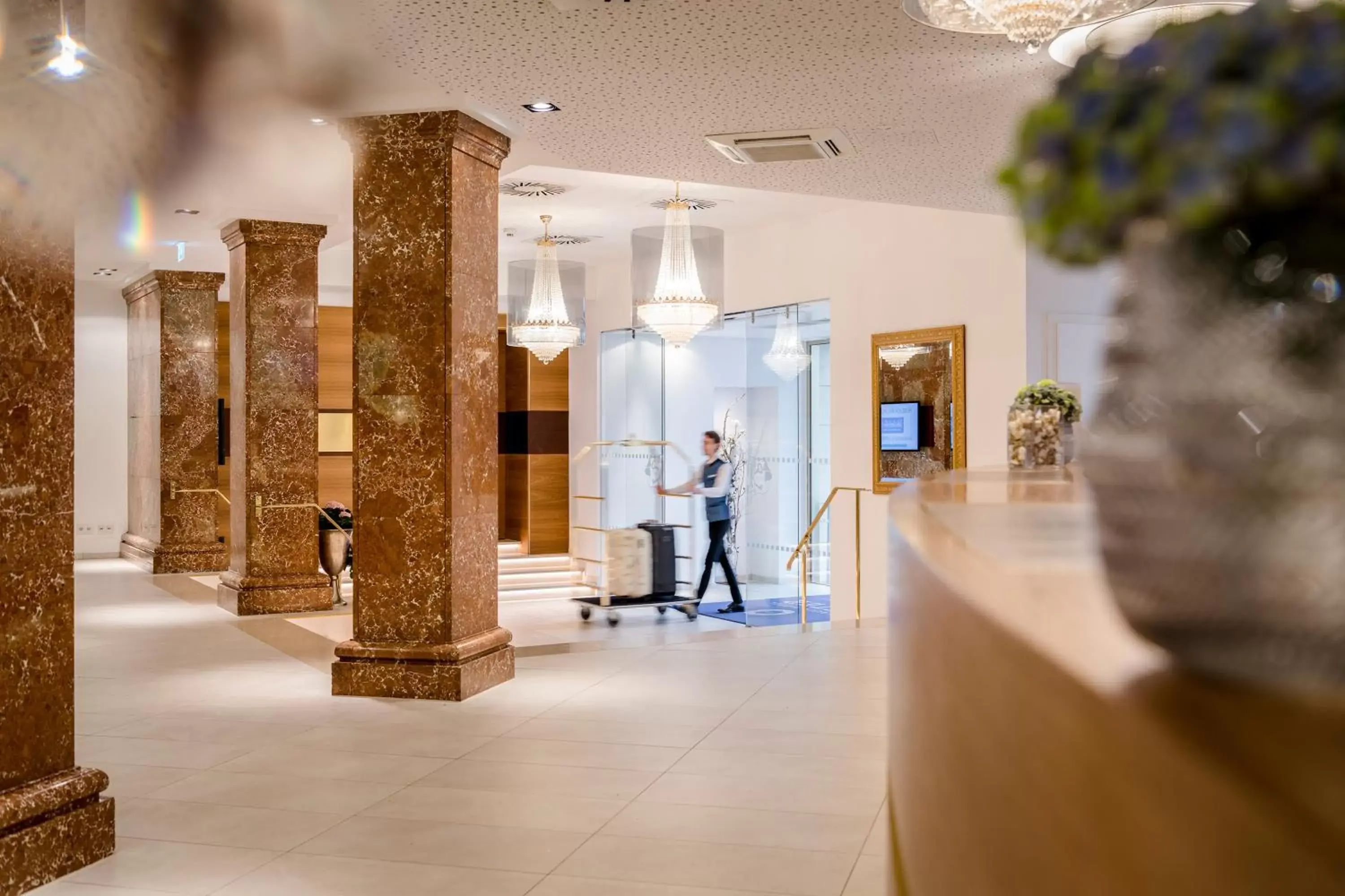 Lobby or reception in IMLAUER HOTEL PITTER Salzburg