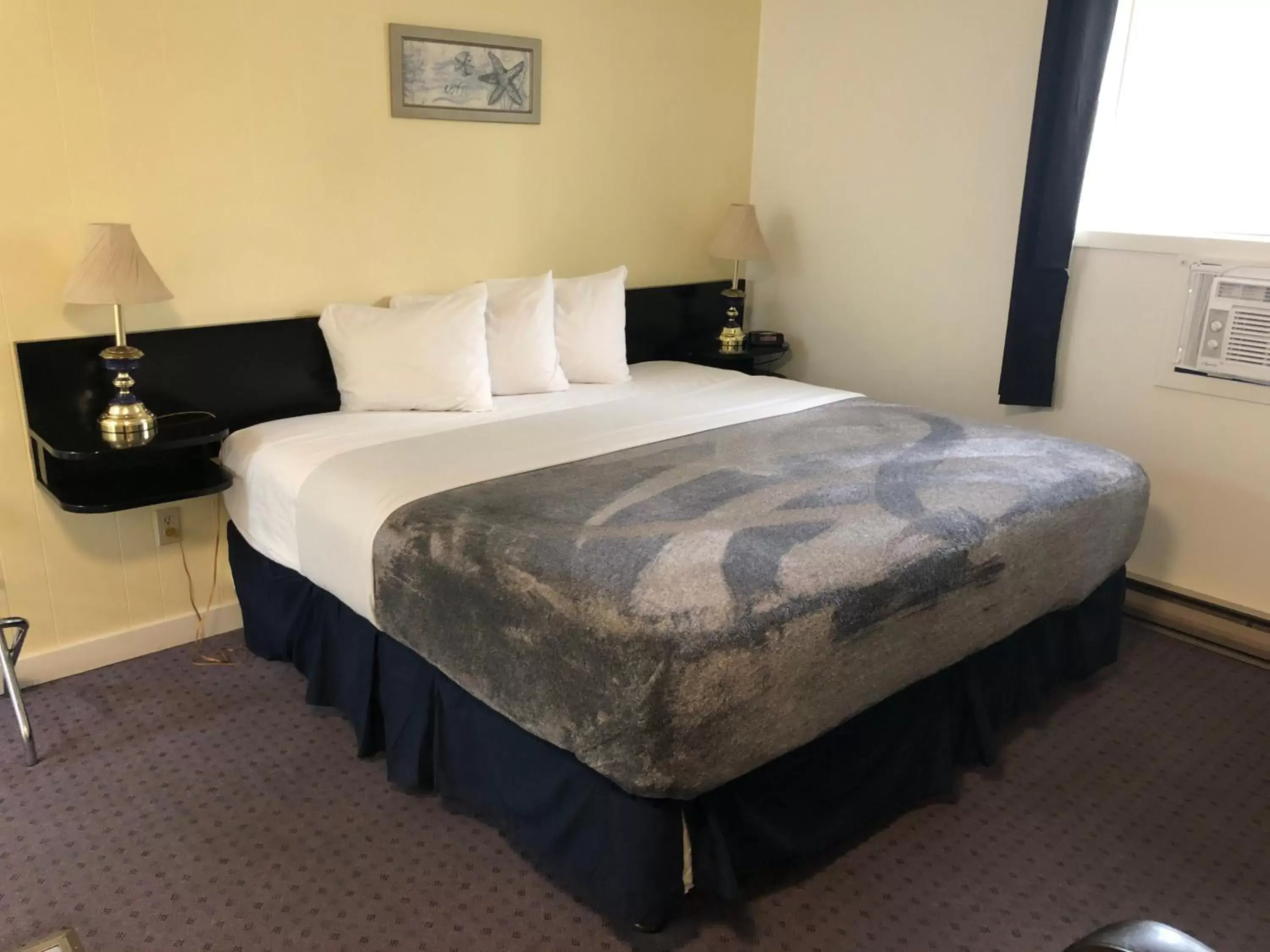 Bed in Creston Valley Motel