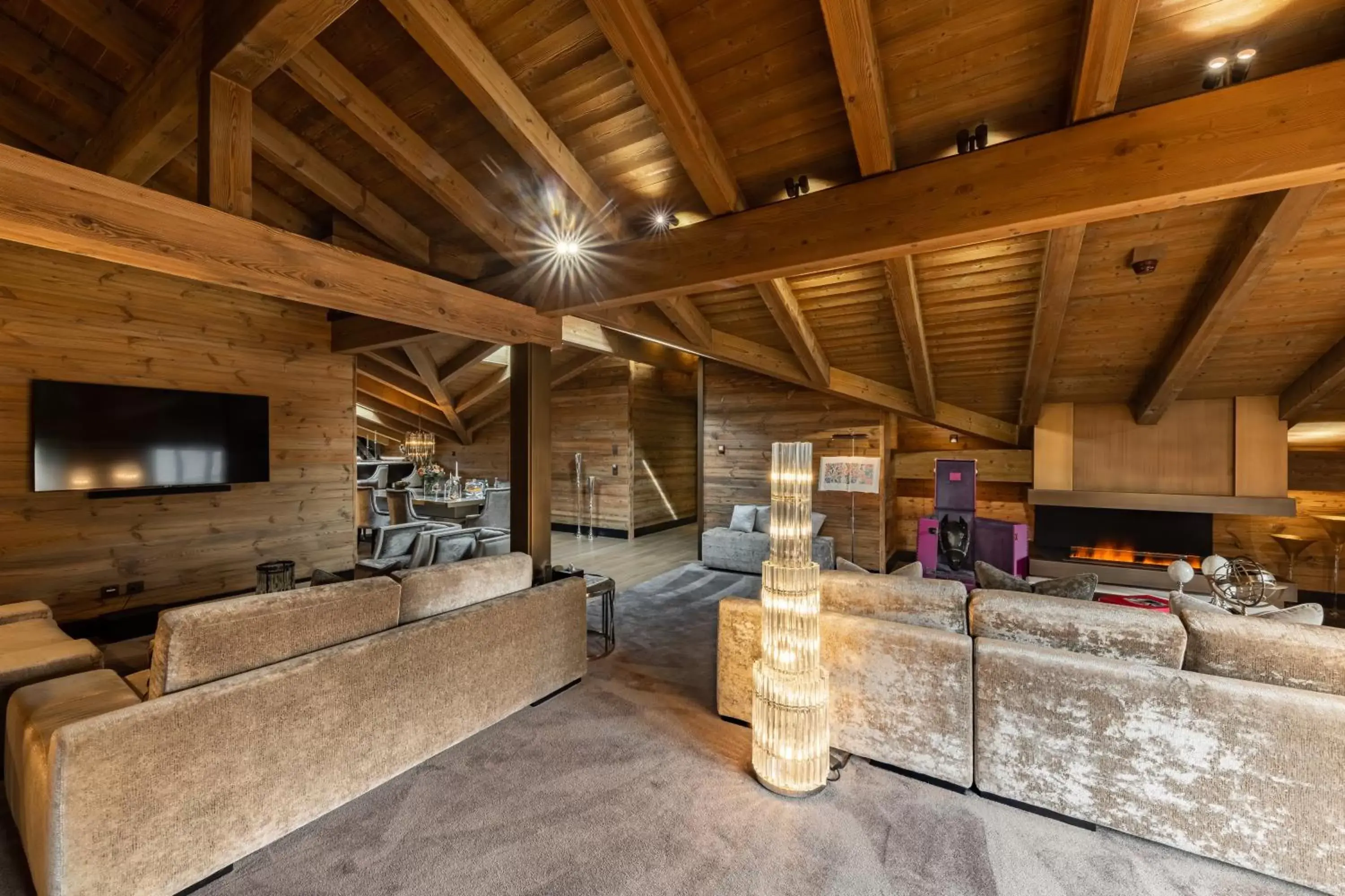 Living room, Seating Area in Ultima Gstaad