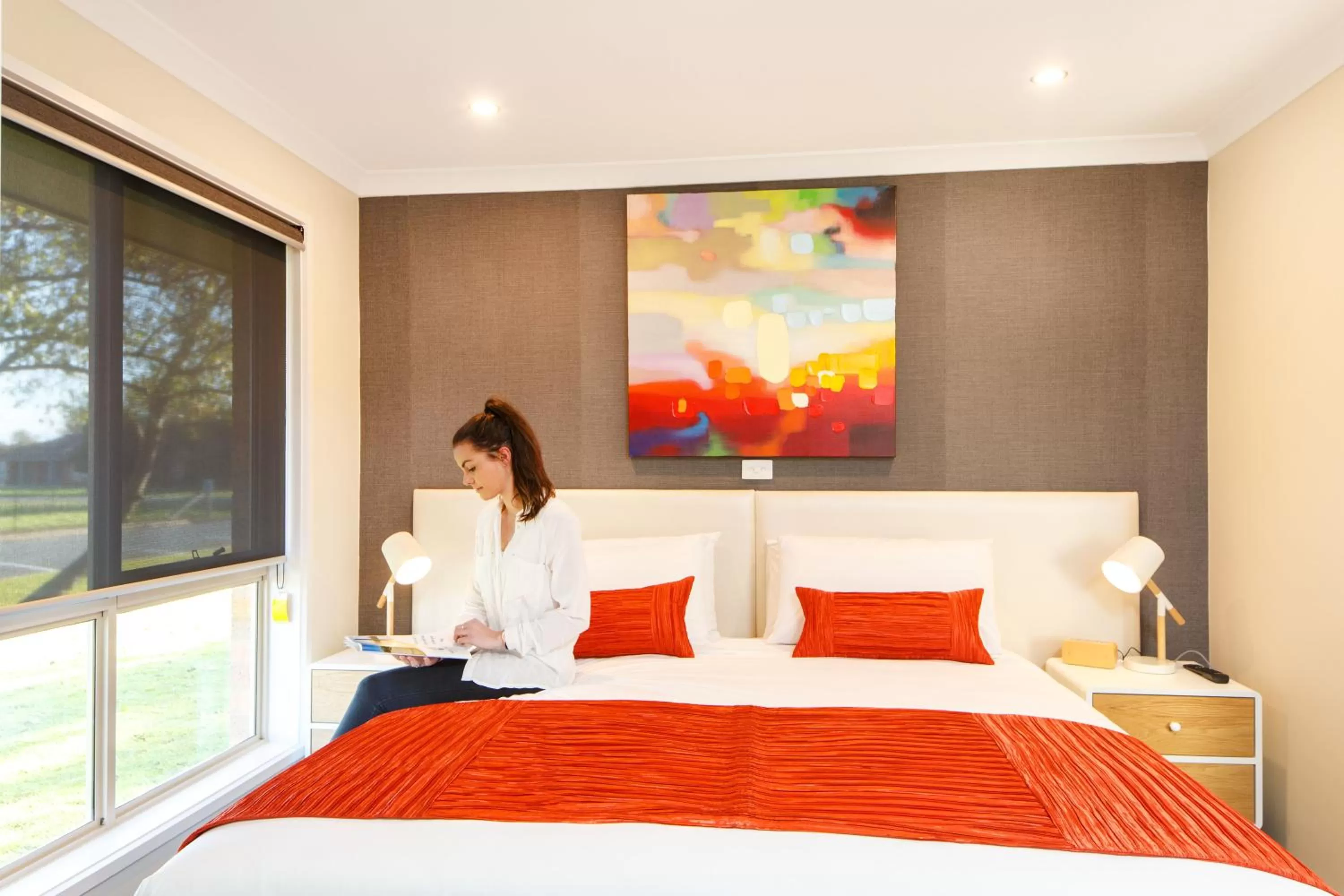 Bed in Howlong Golf Resort