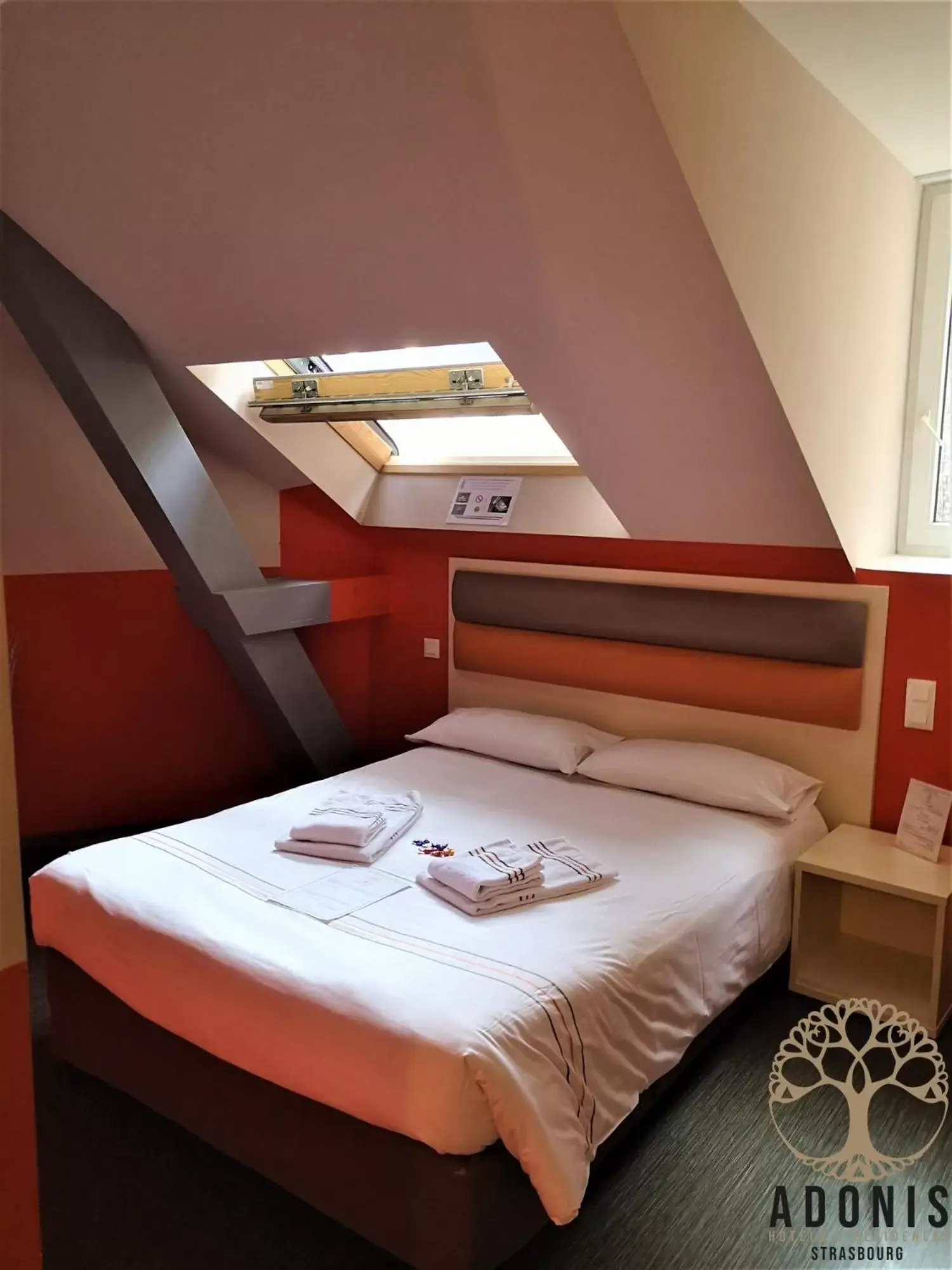 Photo of the whole room, Bed in Adonis Hotel Strasbourg