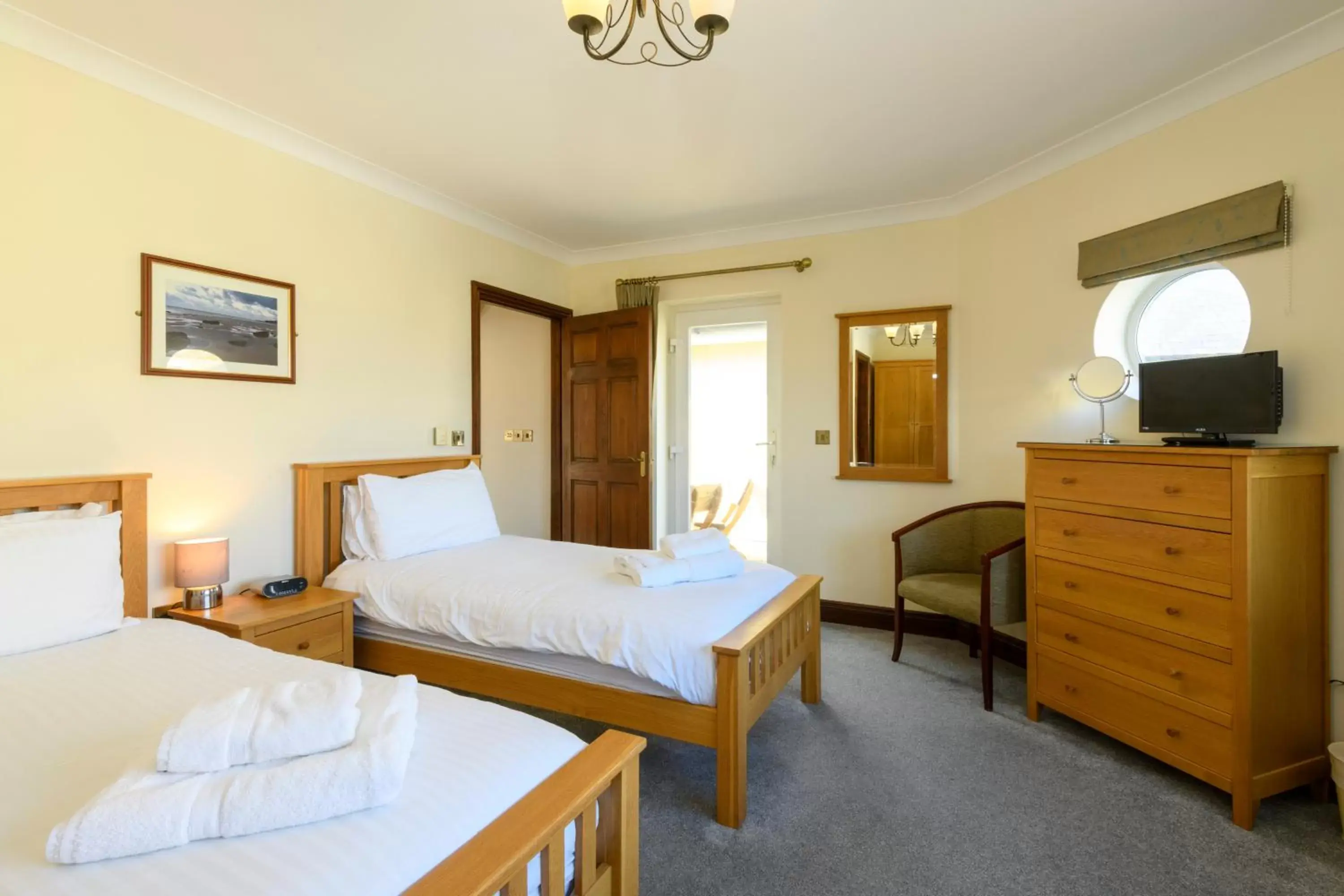 Bed in Porth Veor Manor Villas & Apartments