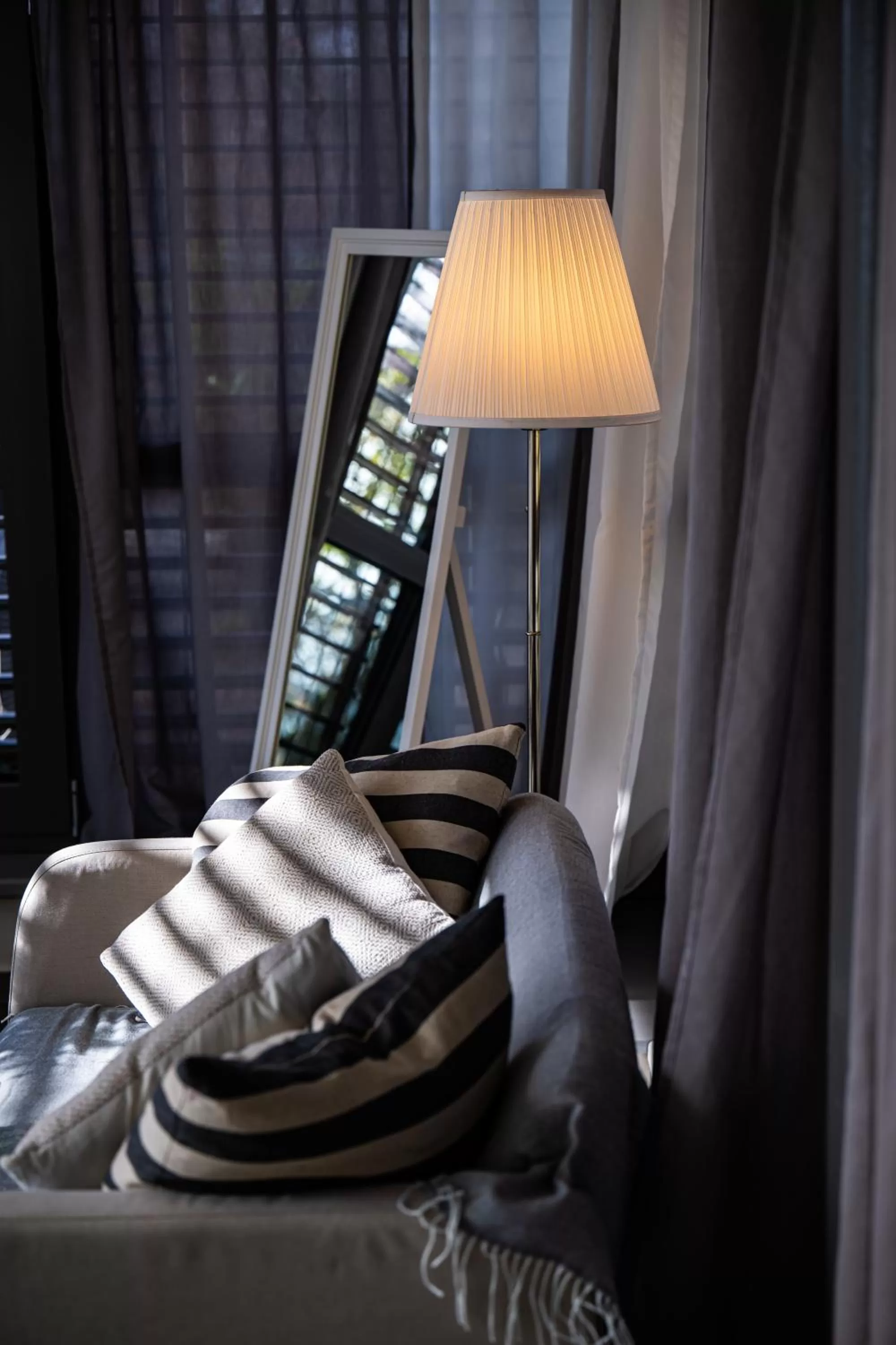 Seating area, Bed in Atelier Lanna