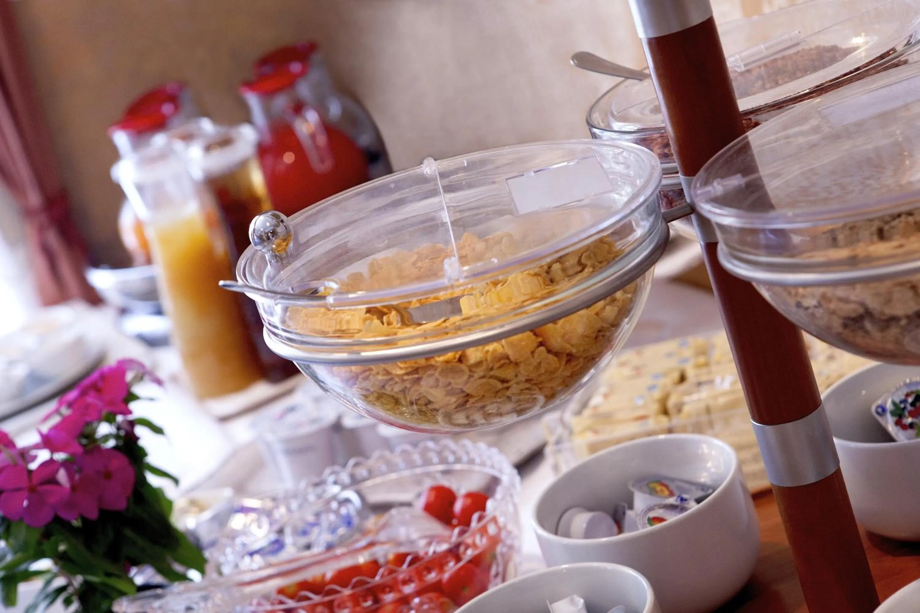 Buffet breakfast in Hotel Mennini