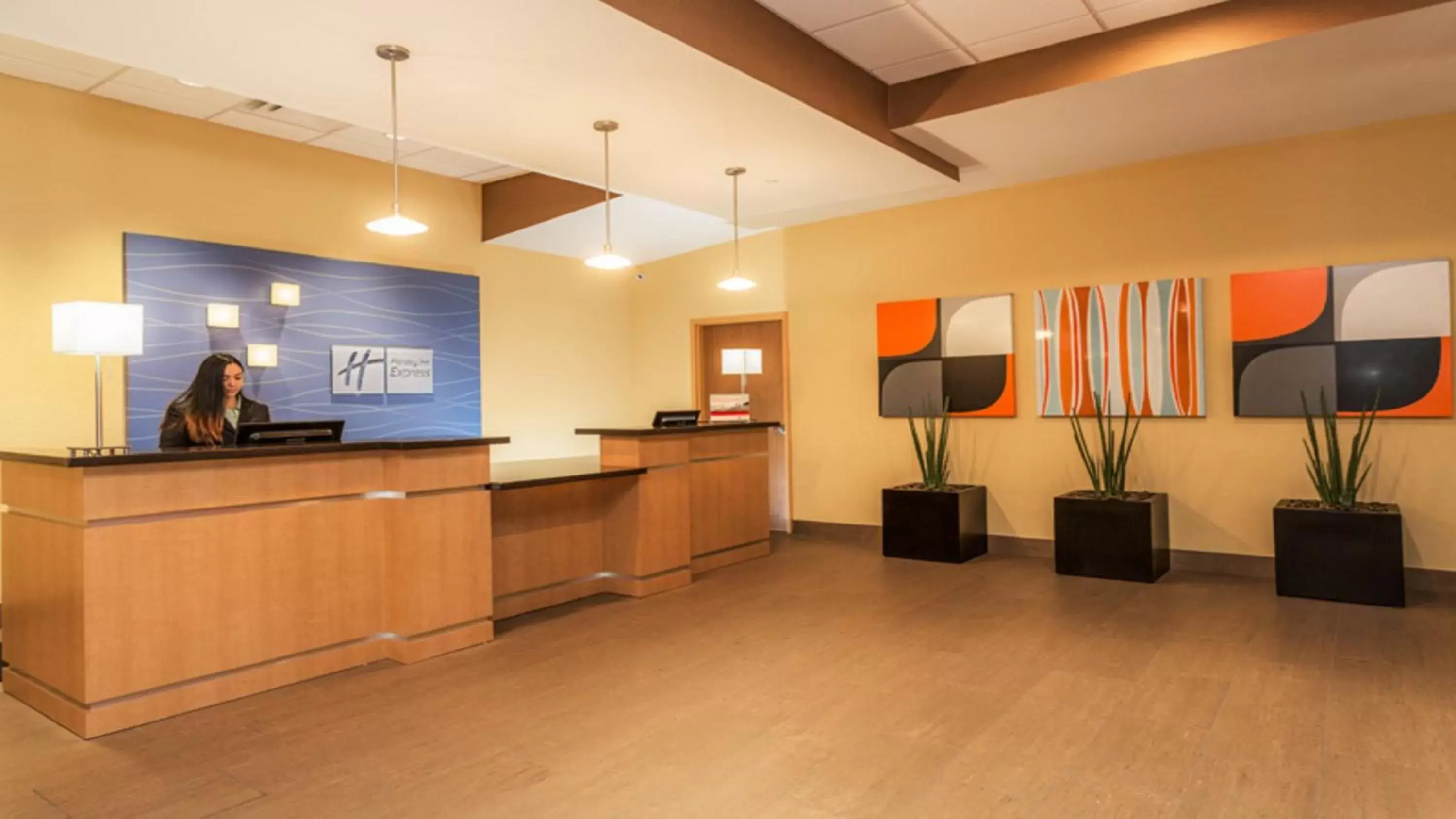 Lobby or reception, Lobby/Reception in Holiday Inn Express Fort Lauderdale Airport South, an IHG Hotel