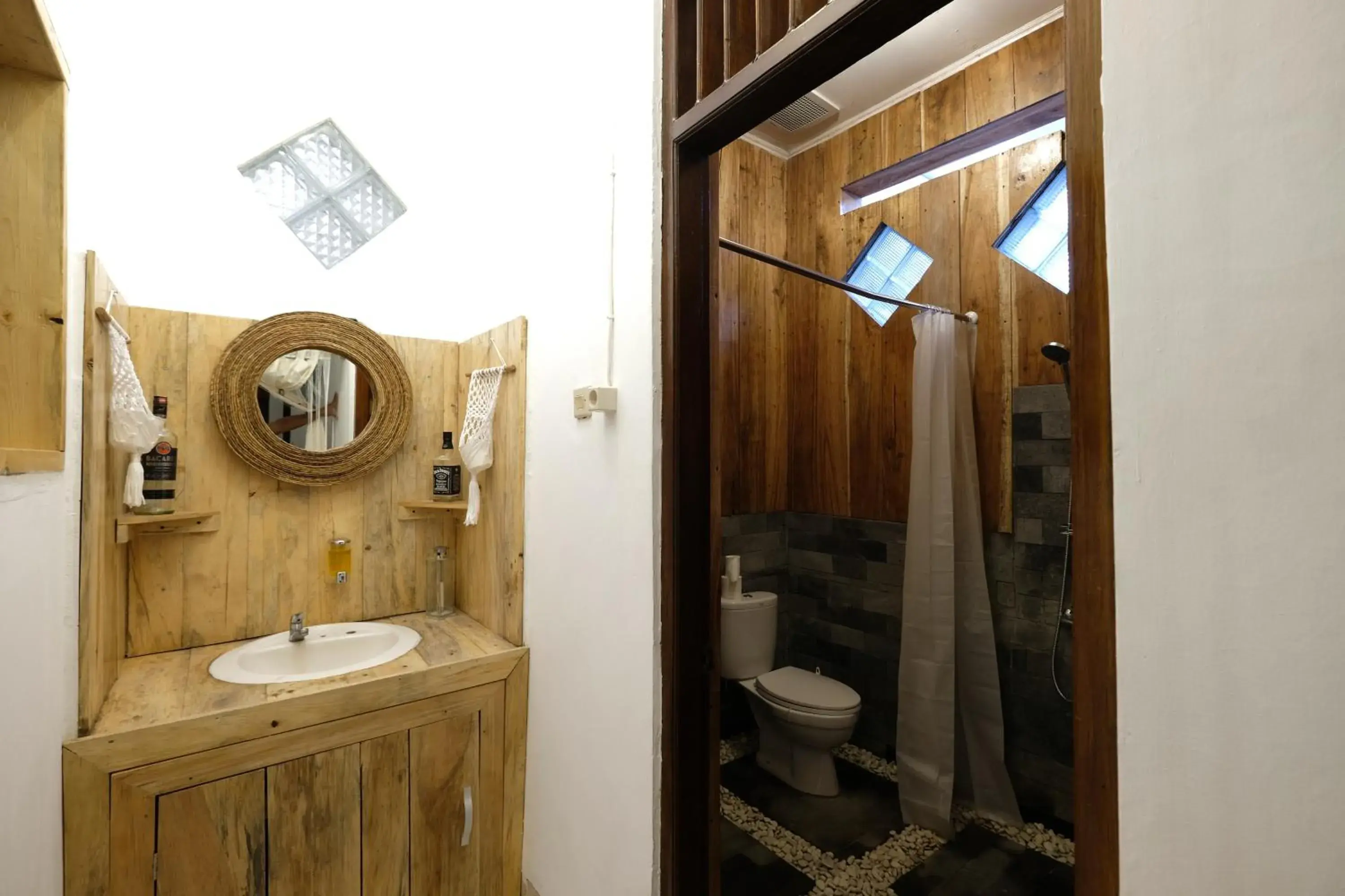Bathroom in Wood Stone