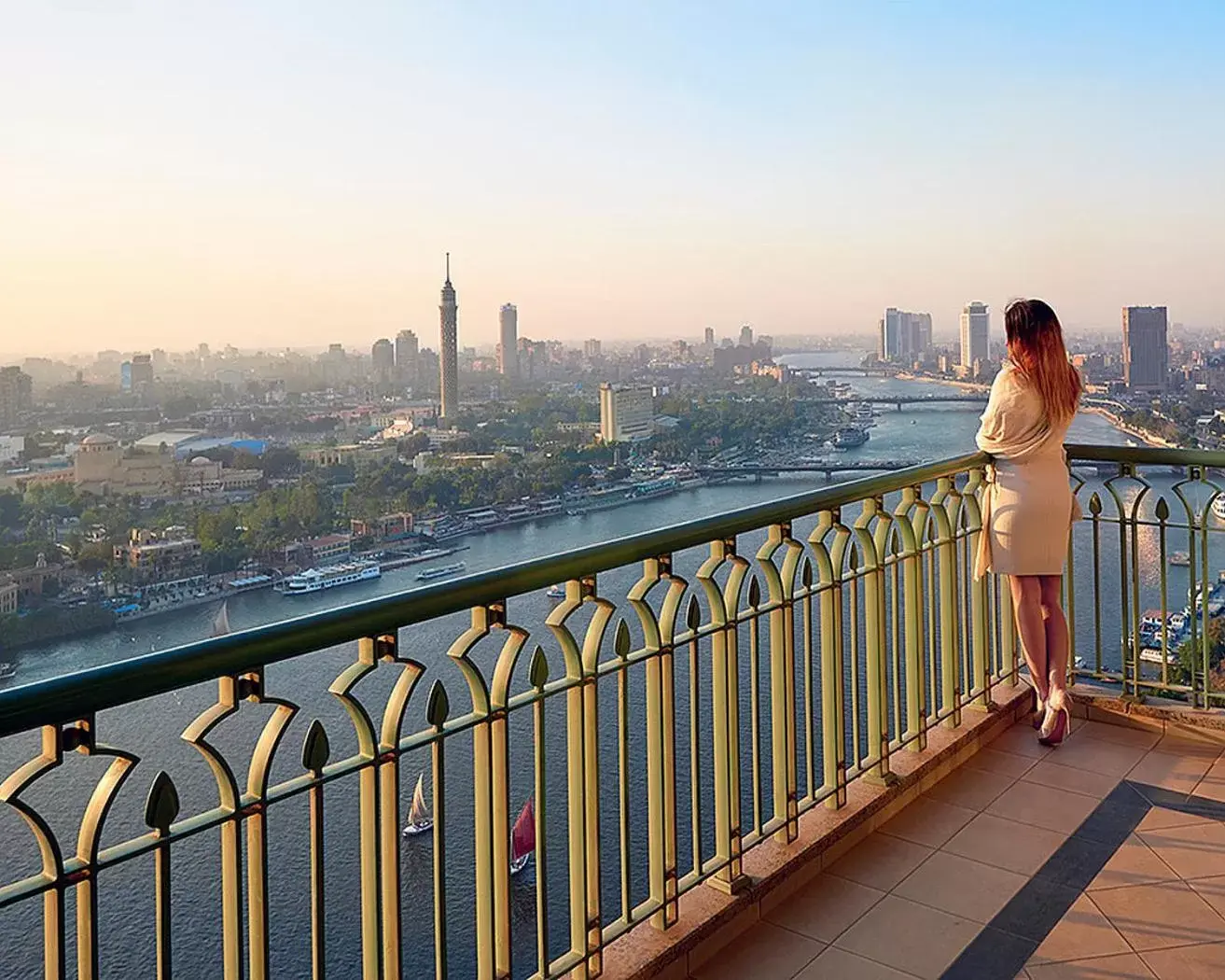 Balcony/Terrace in Four Seasons Hotel Cairo at Nile Plaza