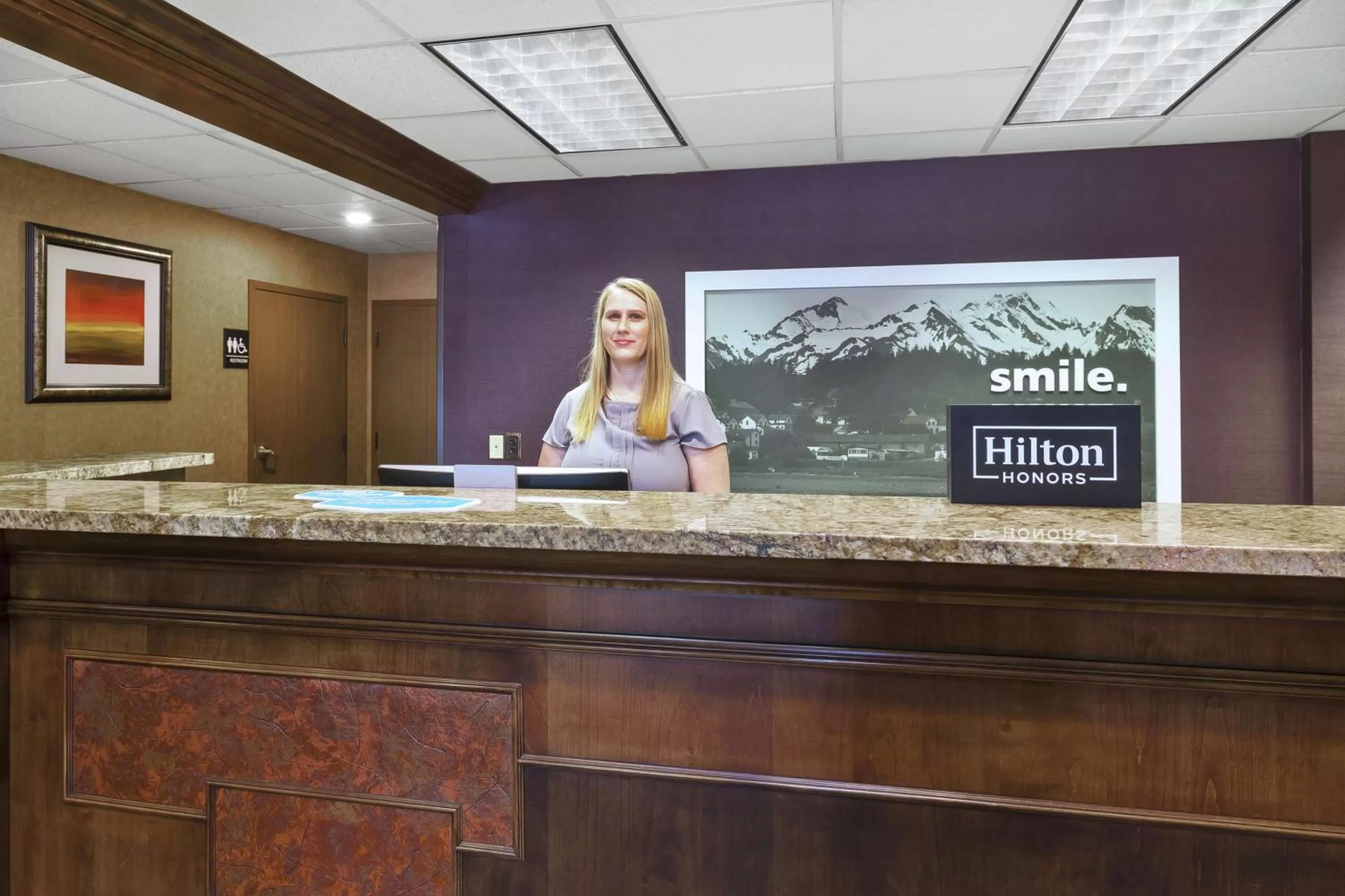 Lobby or reception in Hampton Inn Idaho Falls