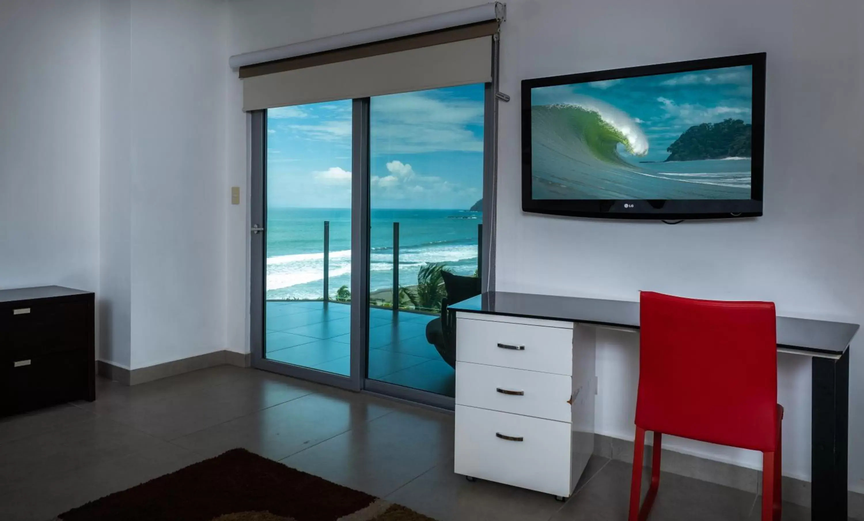 TV/Entertainment Center in Best in Jaco Condos at Diamante del Sol