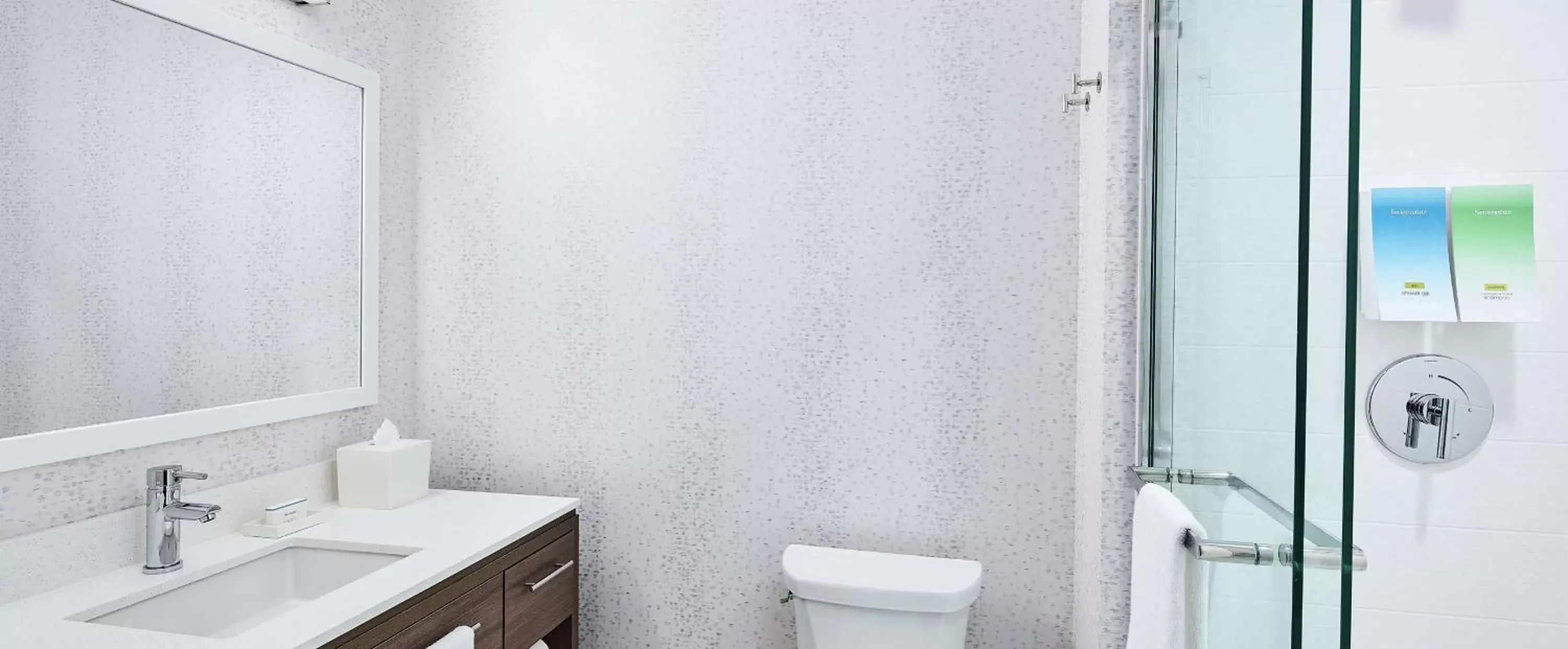 Bathroom in Home2 Suites By Hilton Chicago McCormick Place Bathroom in Home2 Suites By Hilton Chicago McCormick Place