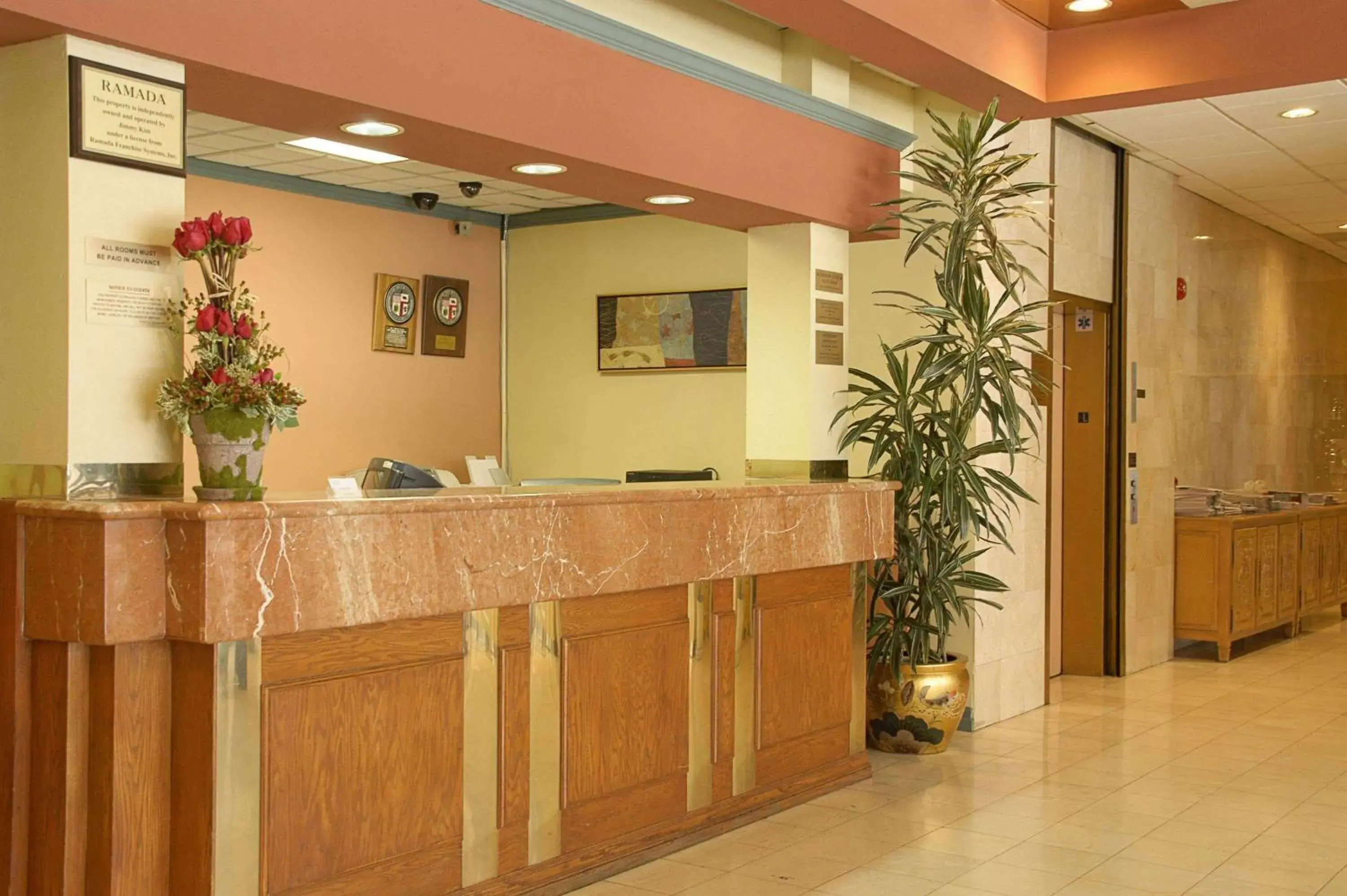 Lobby or reception, Lobby/Reception in Ramada by Wyndham Los Angeles/Wilshire Center