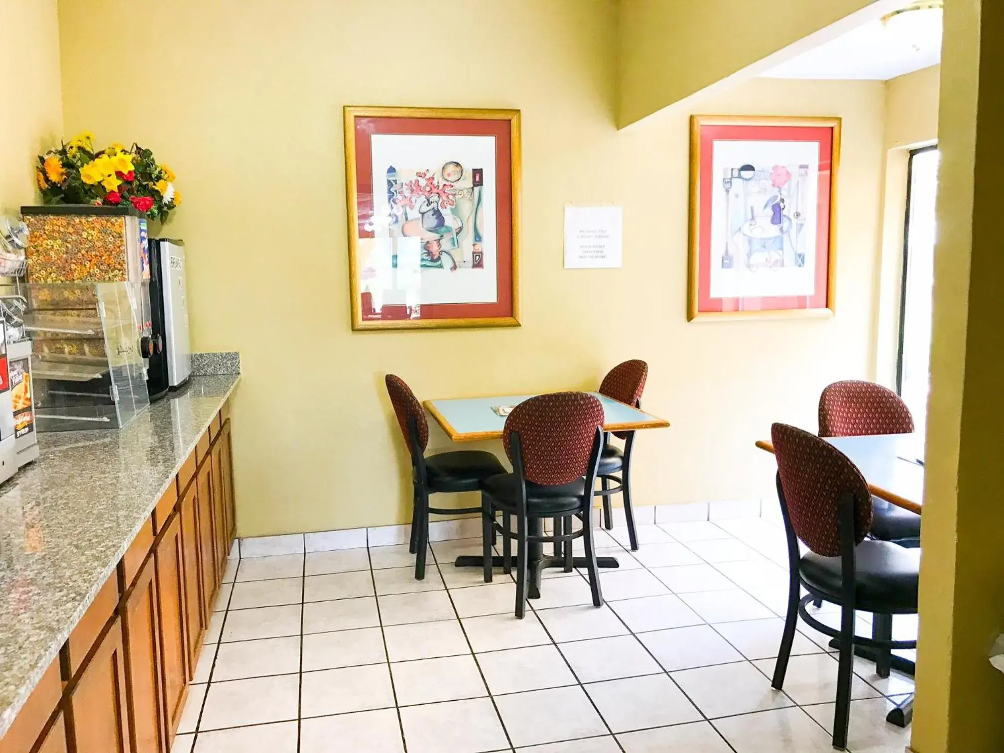 Continental breakfast in Americas Best Value Inn Yukon Continental breakfast in Americas Best Value Inn Yukon