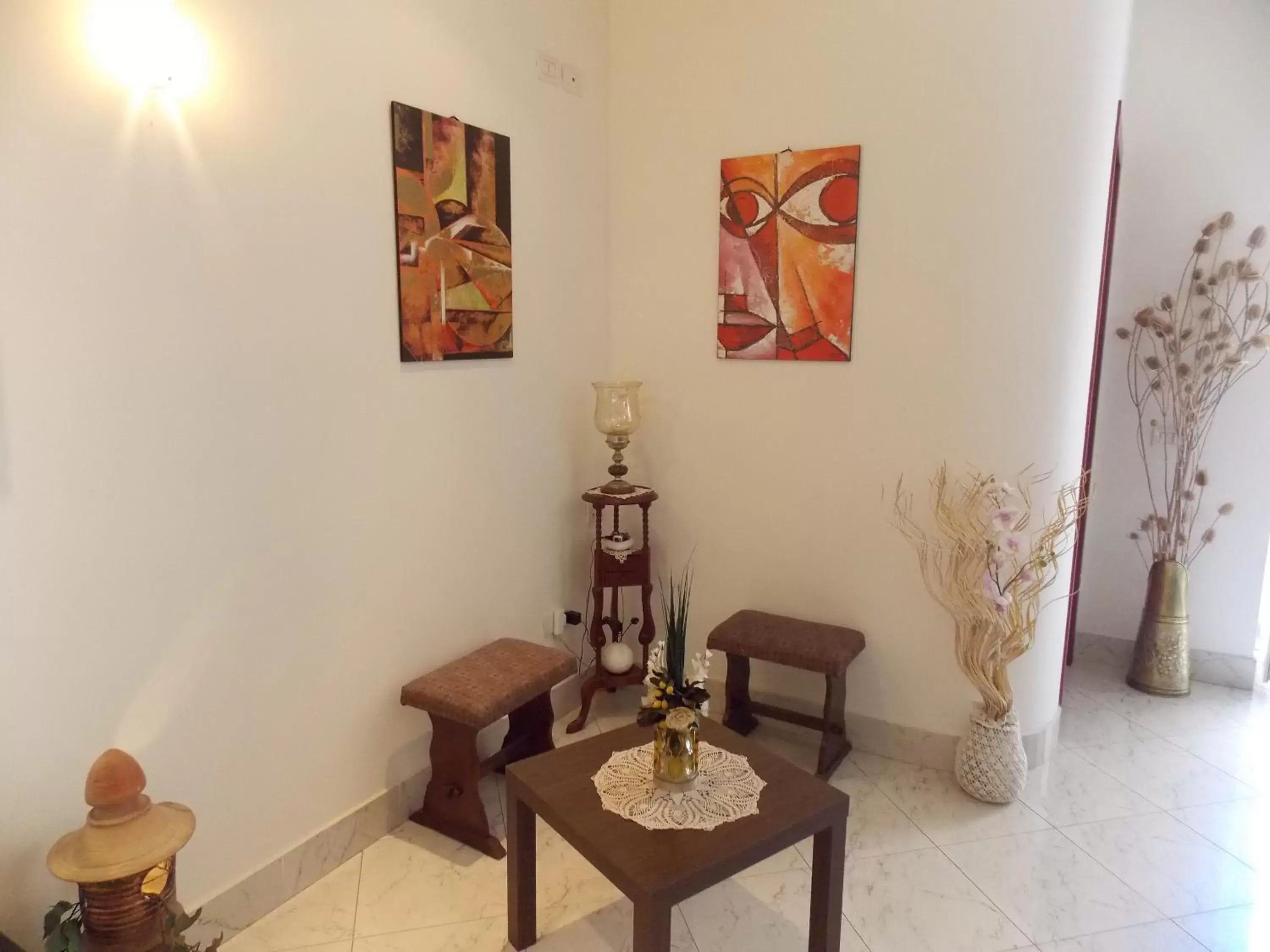 Lobby or reception, Seating Area in Albergo Roma