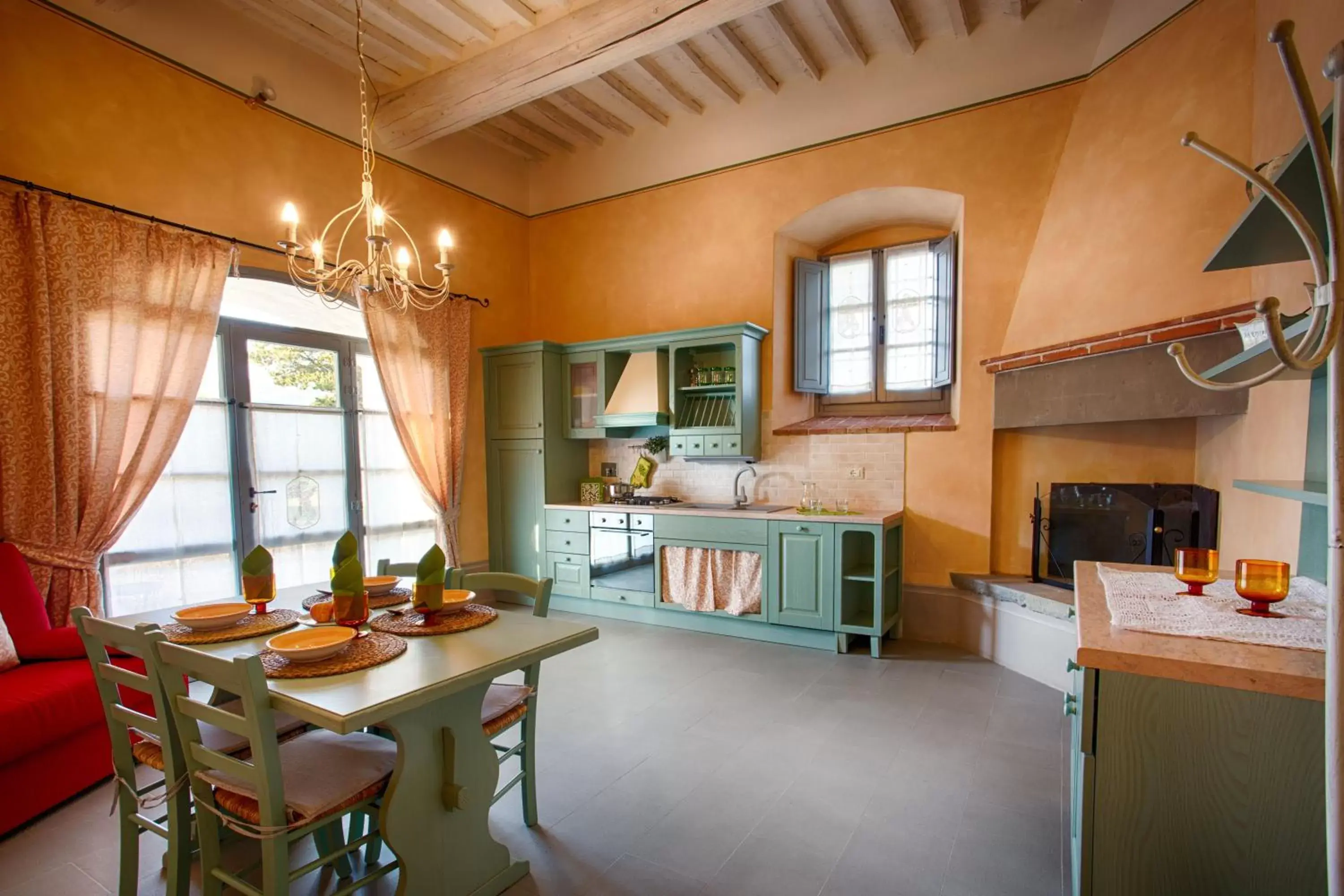 Kitchen or kitchenette, Kitchen/Kitchenette in Podere San Pietro Resort