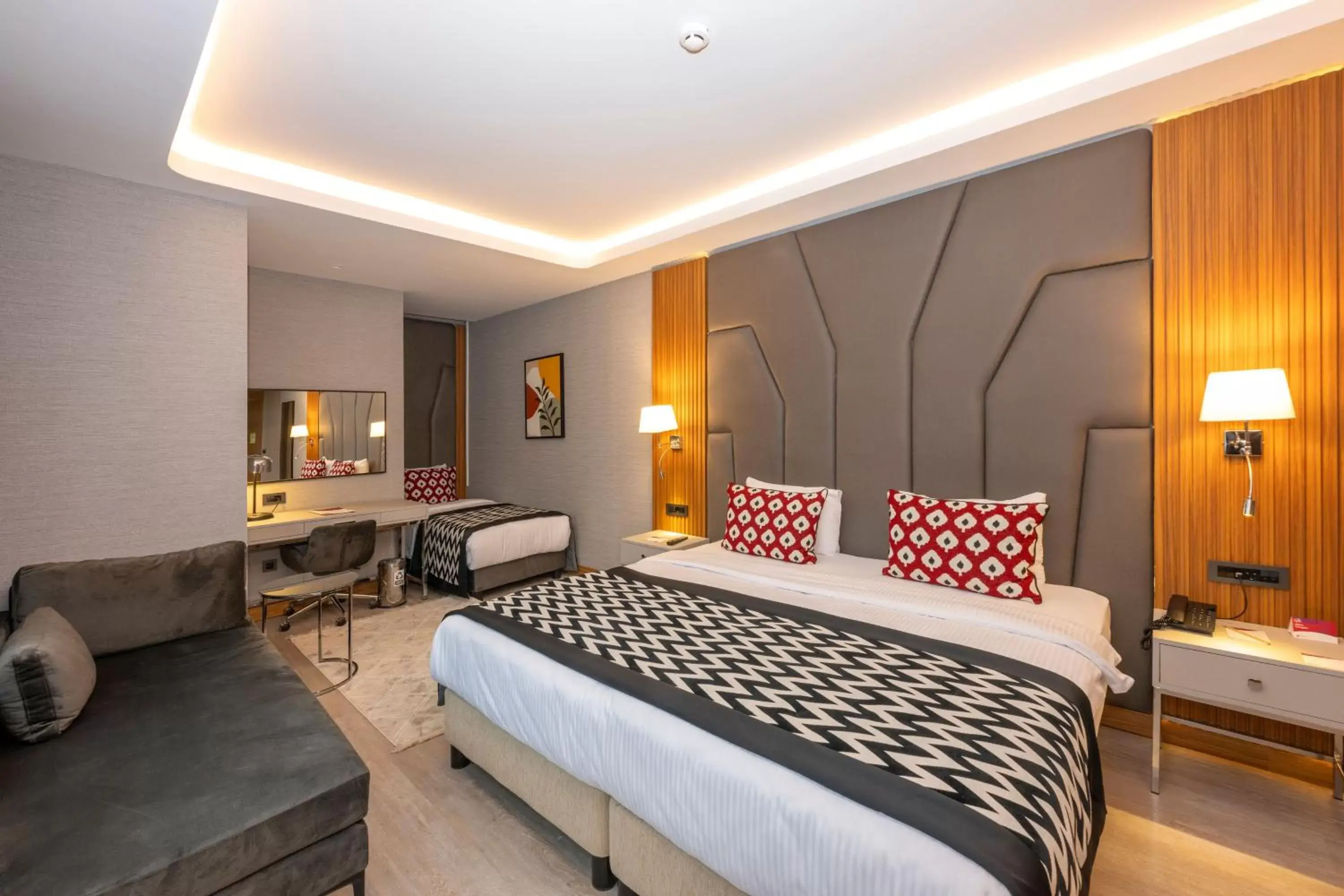 Photo of the whole room, Bed in Ramada Encore by Wyndham Istanbul Sisli