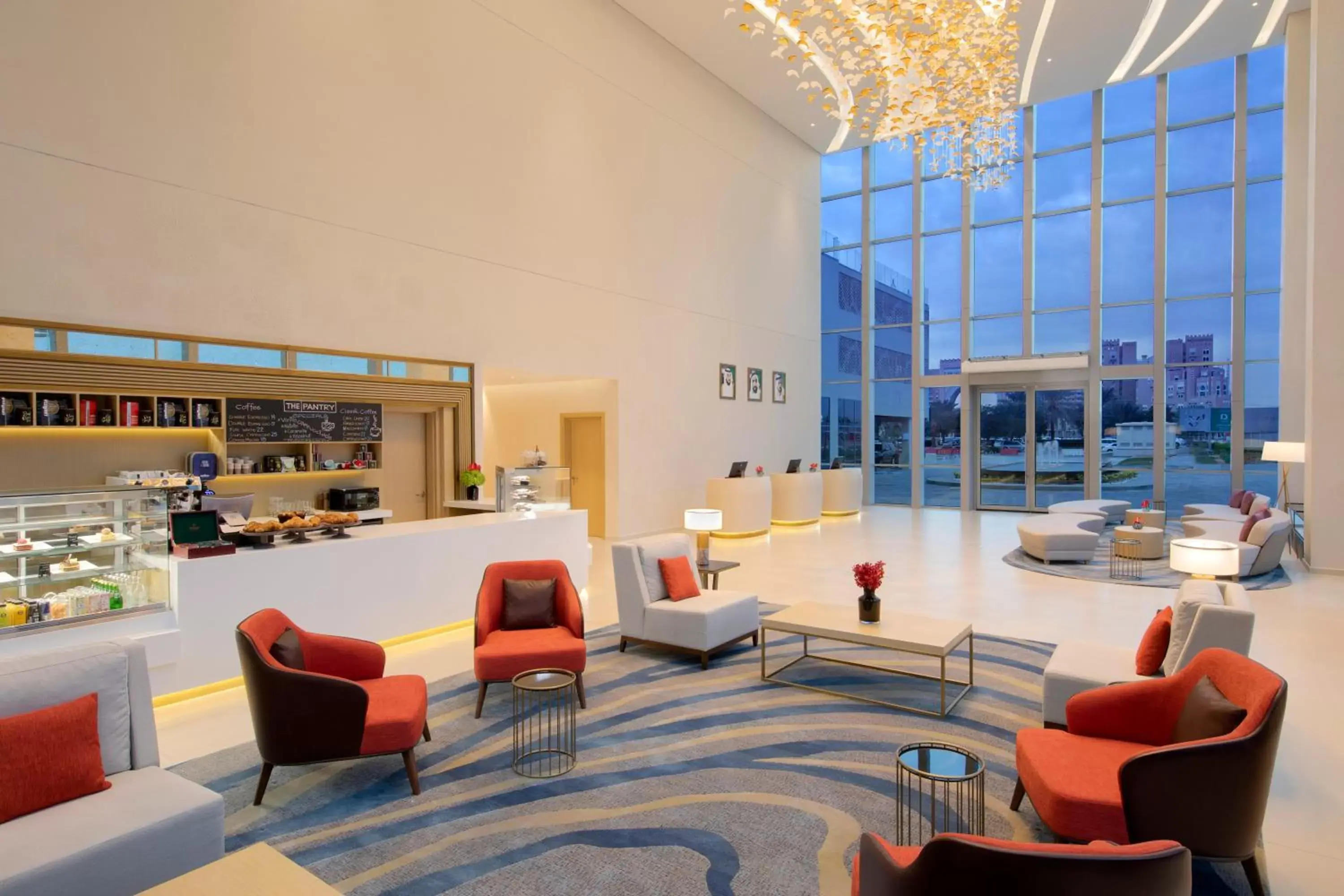 Lobby or reception, Lounge/Bar in Avani Ibn Battuta Dubai Hotel