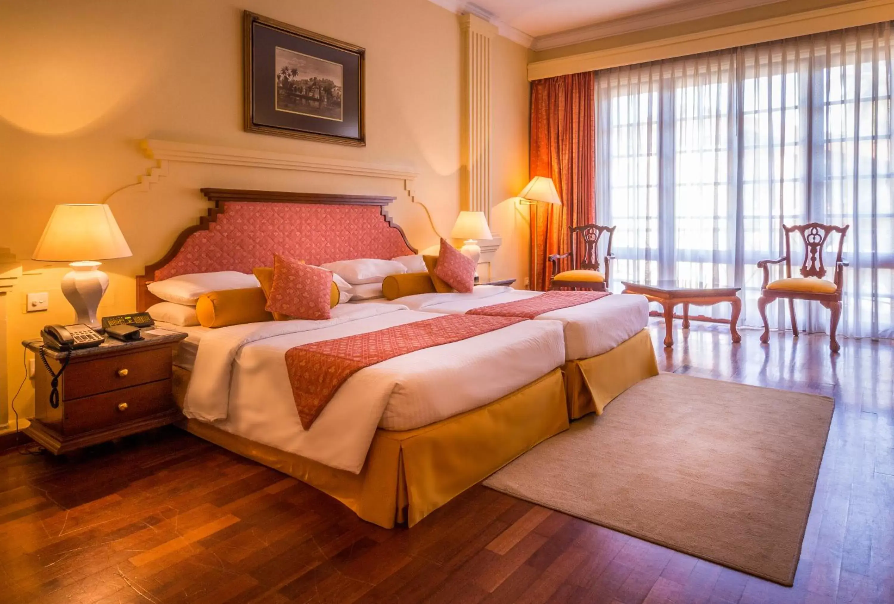 Bedroom, Room Photo in Mahaweli Reach Hotel