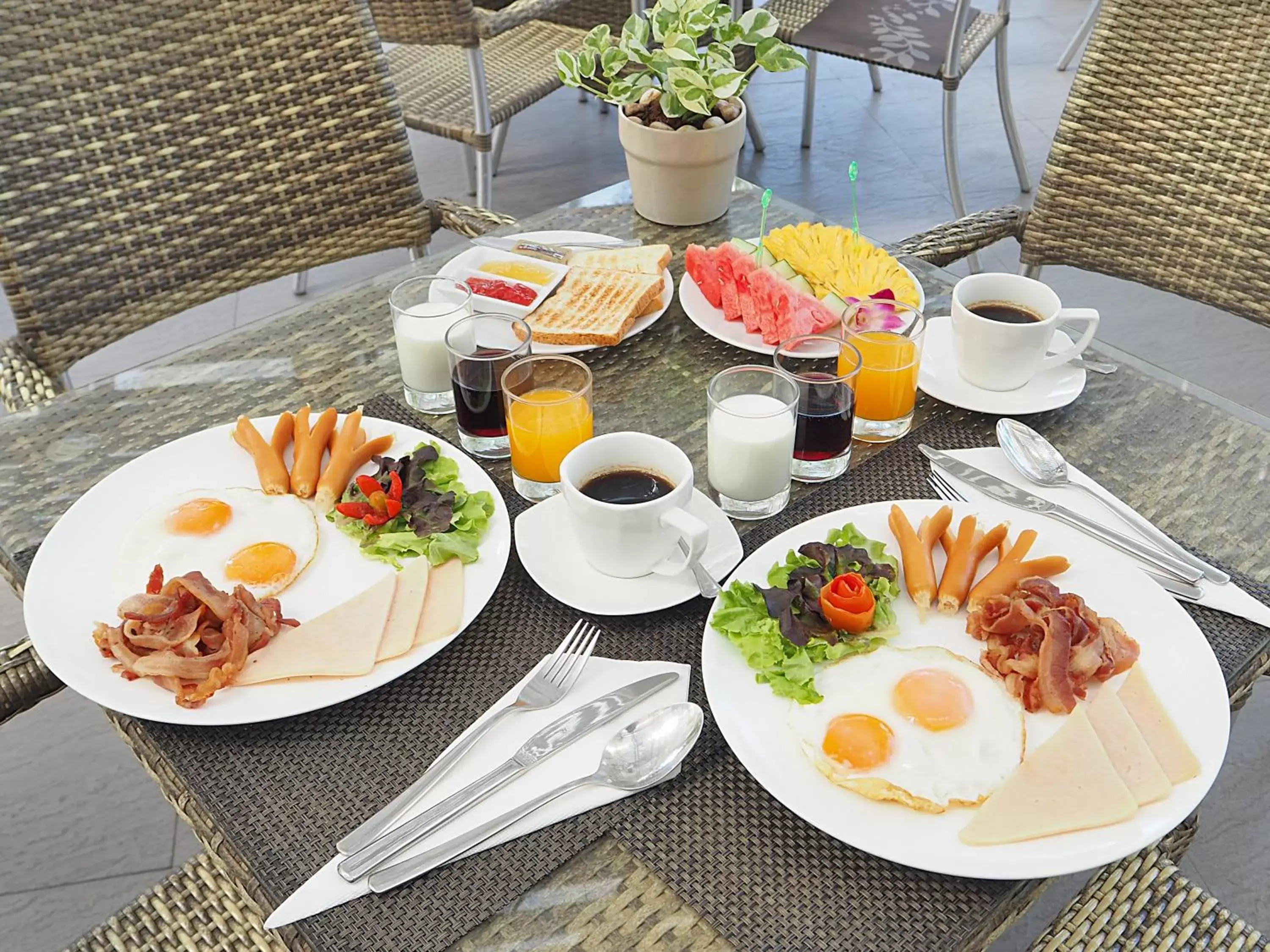 Buffet breakfast, Breakfast in Aonang Buri Resort- SHA Extra Plus