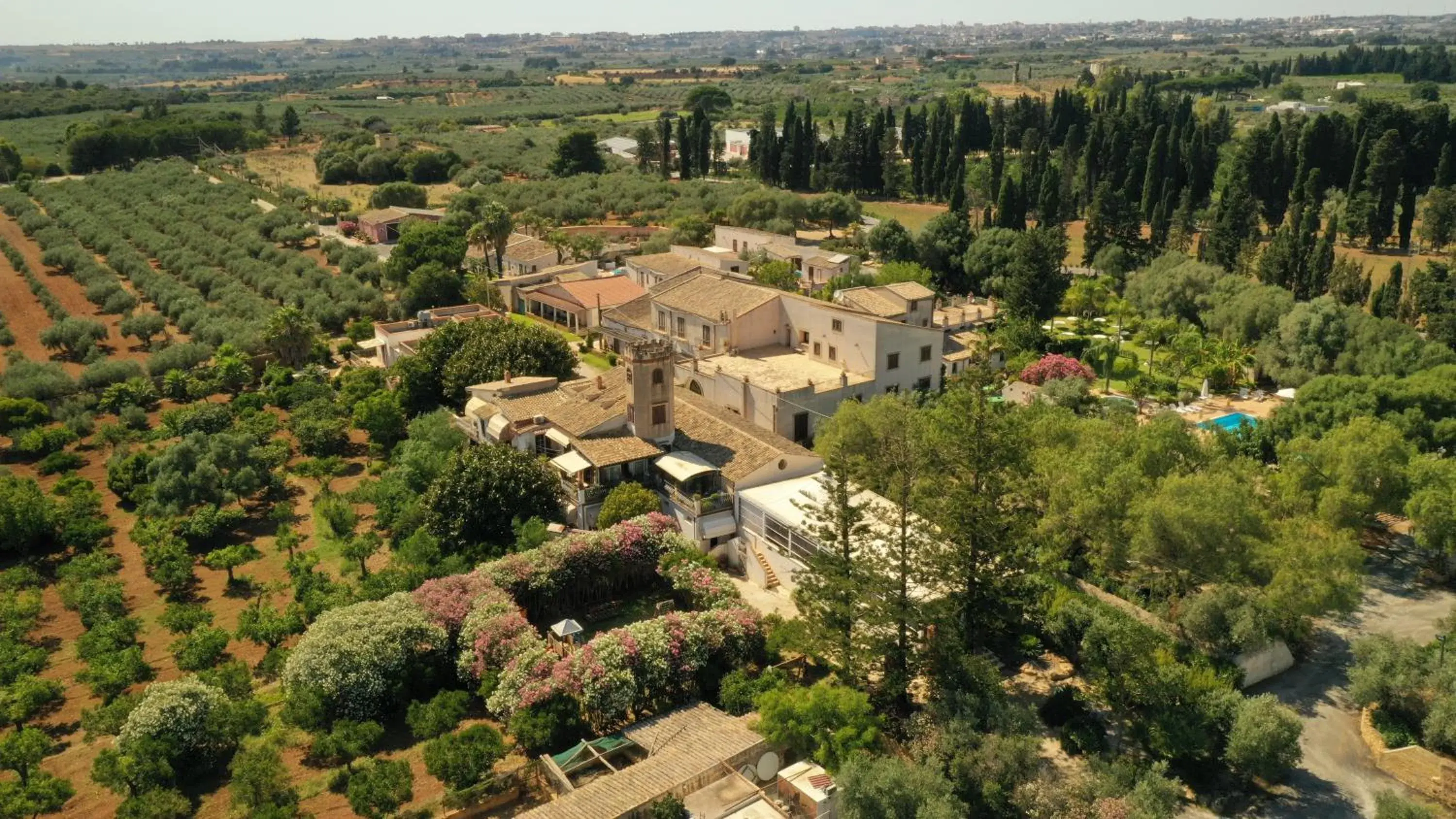 Natural landscape, Bird's-eye View in Case Di Latomie