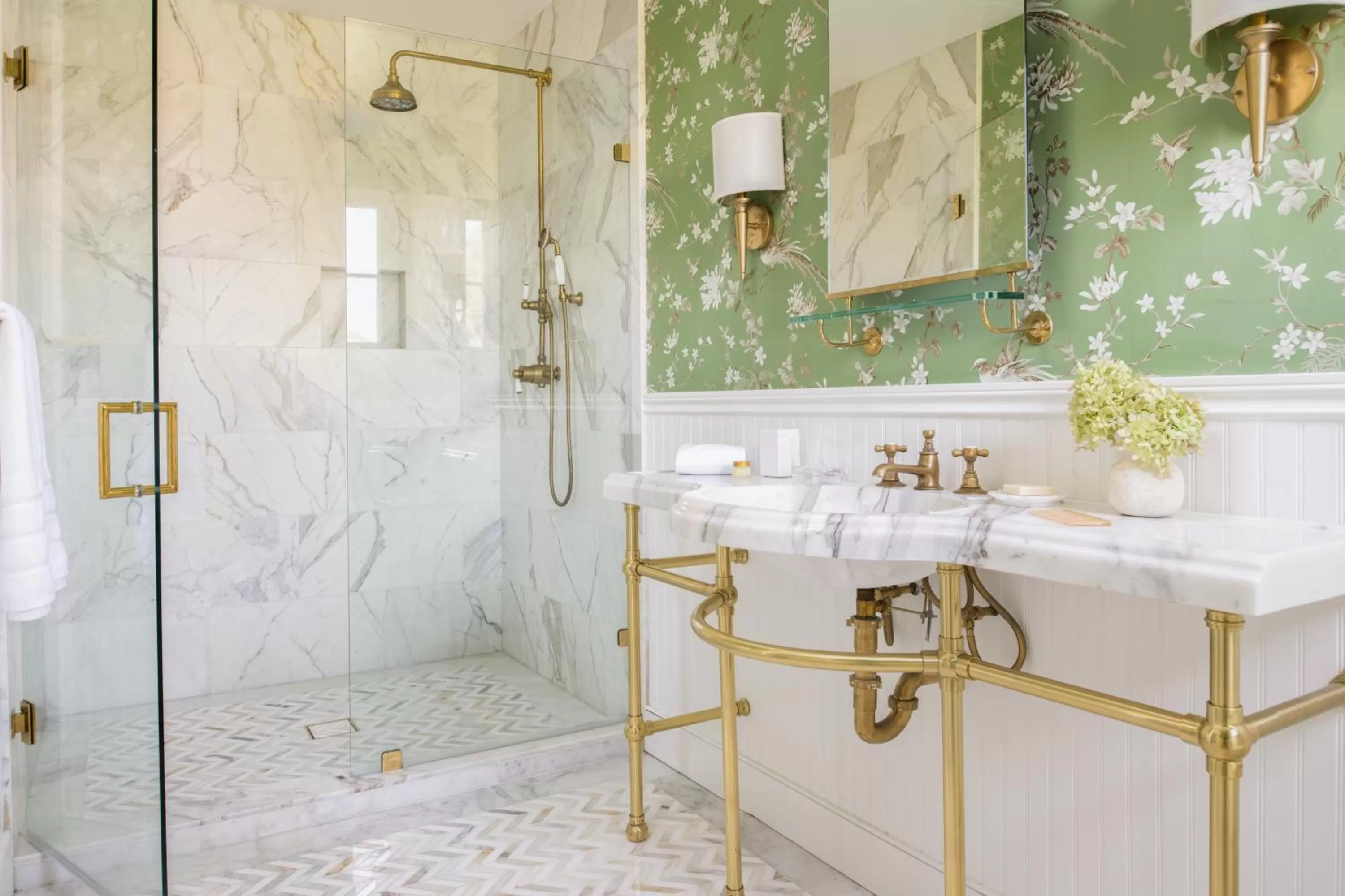 Shower in The Inn at Rancho Santa Fe