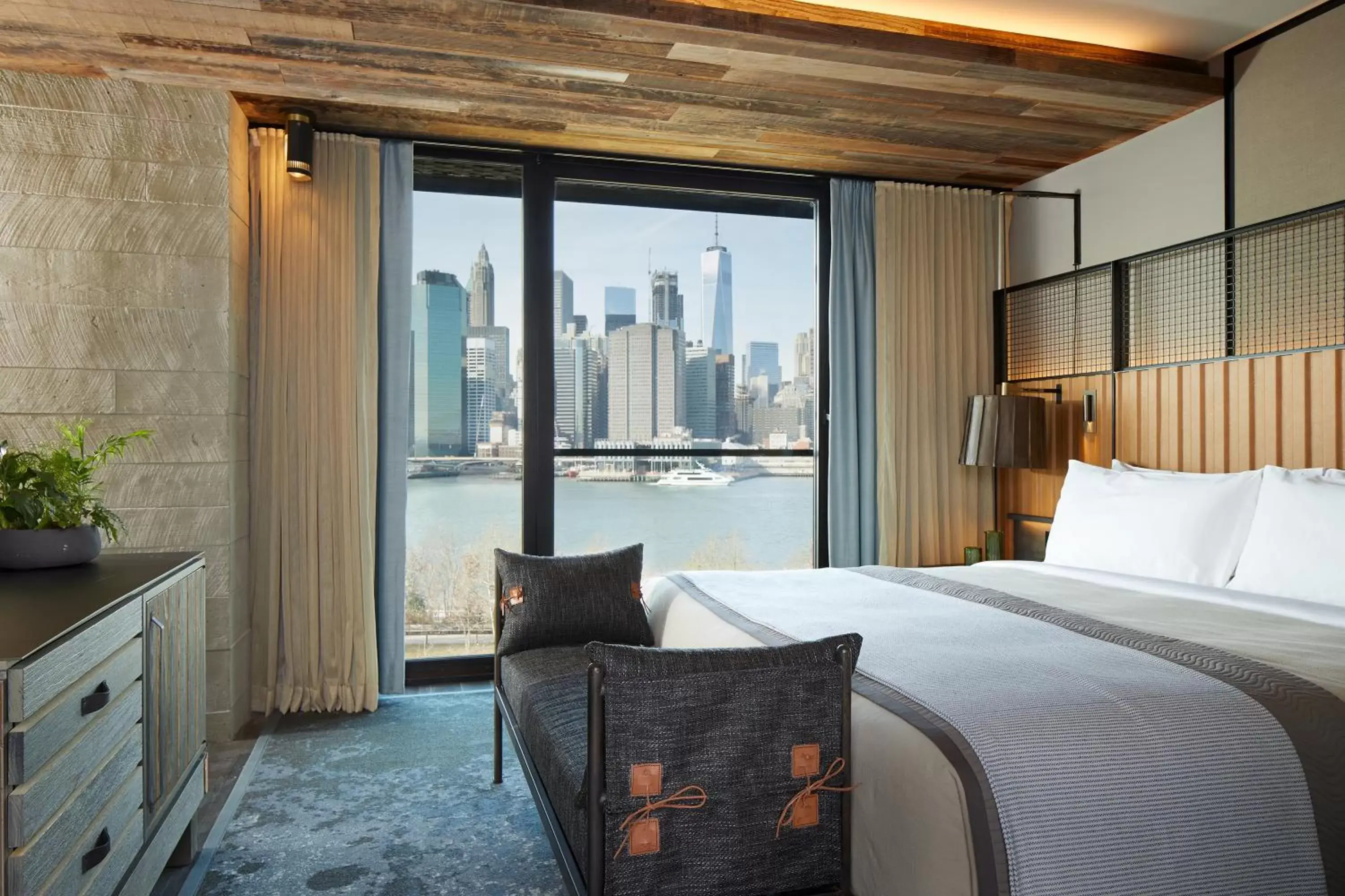 Bedroom in 1 Hotel Brooklyn Bridge
