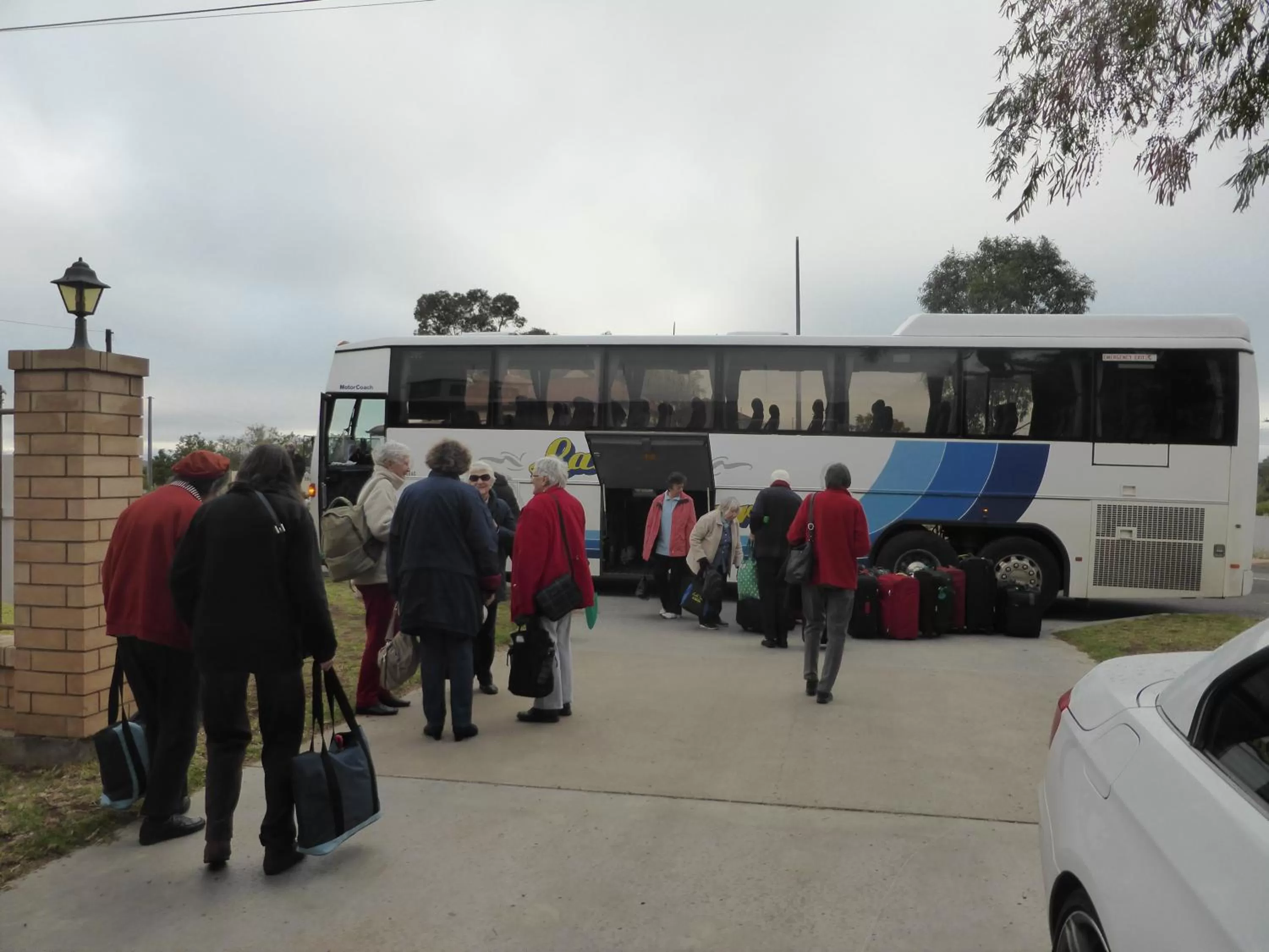 group of guests in Hilltop Motel