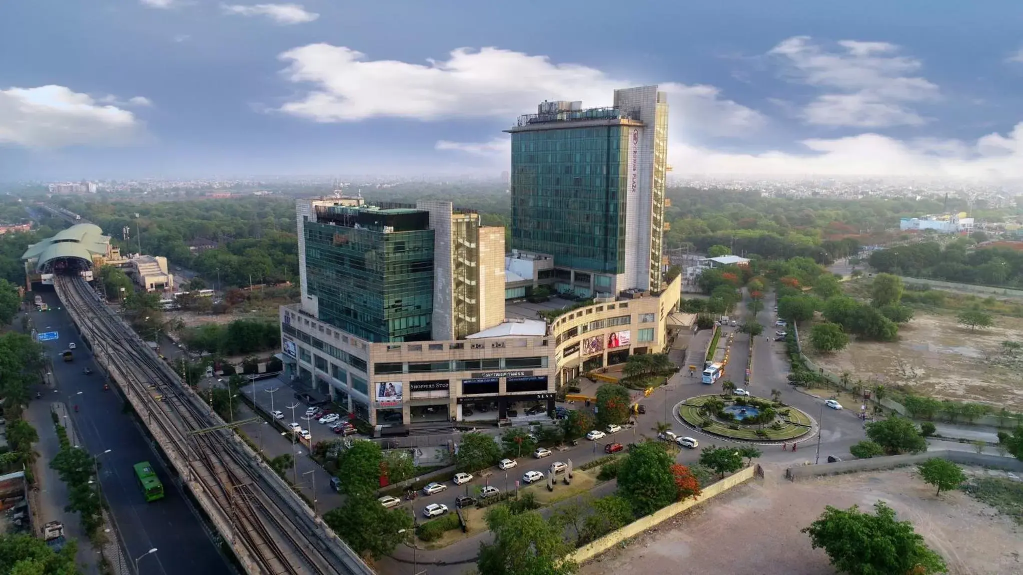 Property building, Bird's-eye View in Crowne Plaza New Delhi Rohini, an IHG Hotel