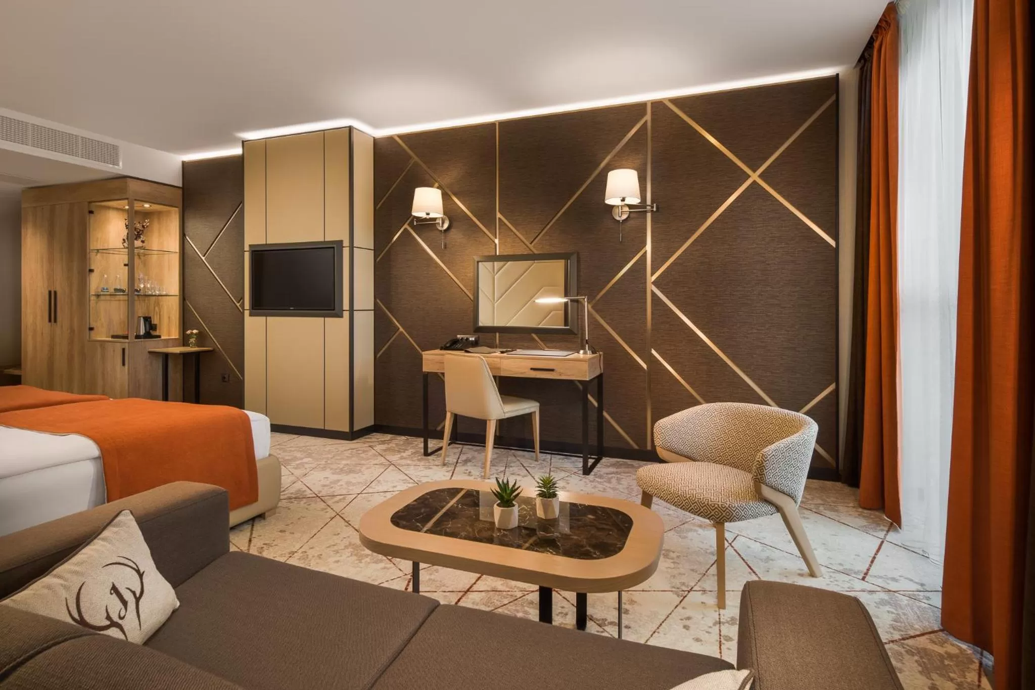 Bed in Hotel Jägerhof