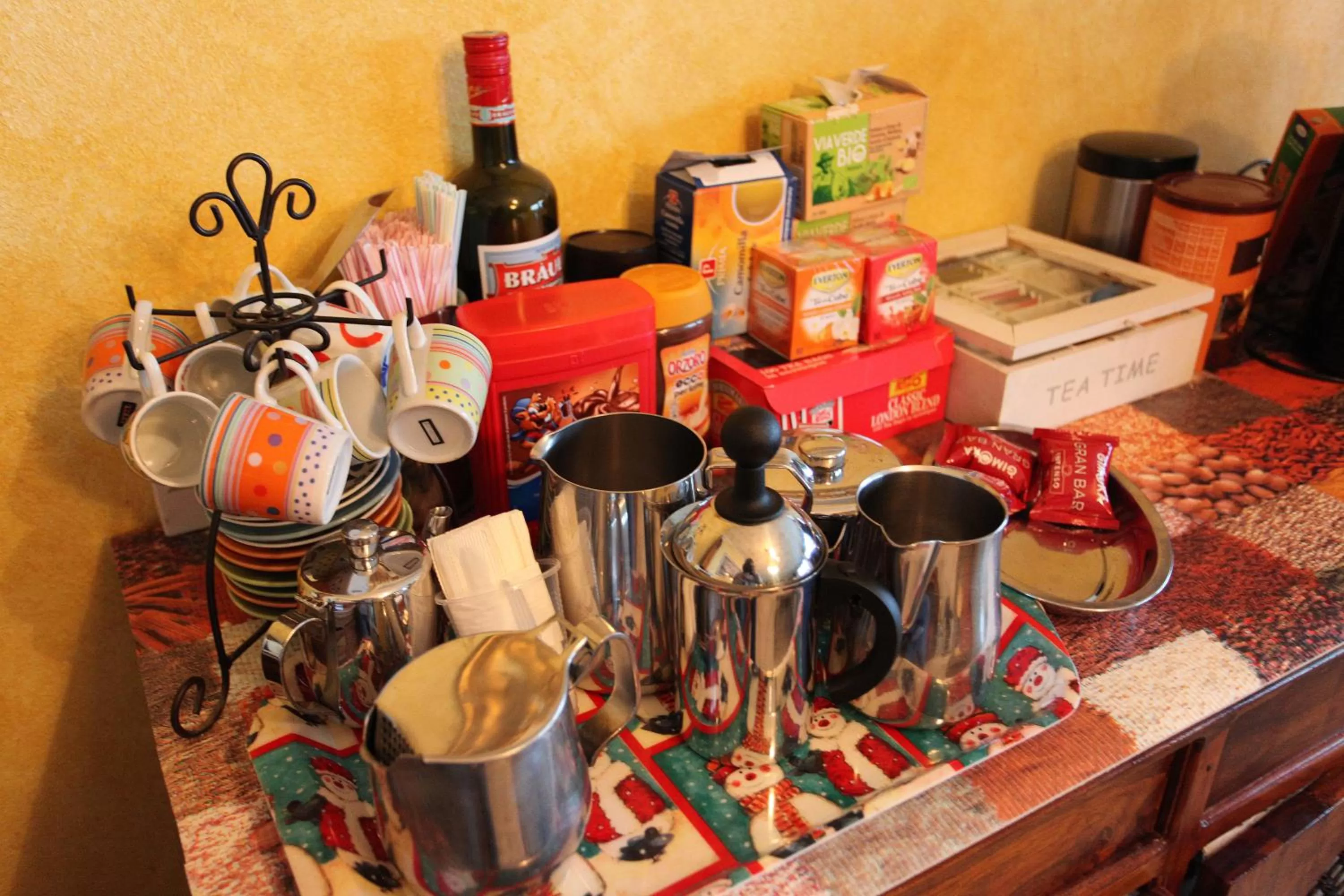 Food and drinks in B&B Villa Anita