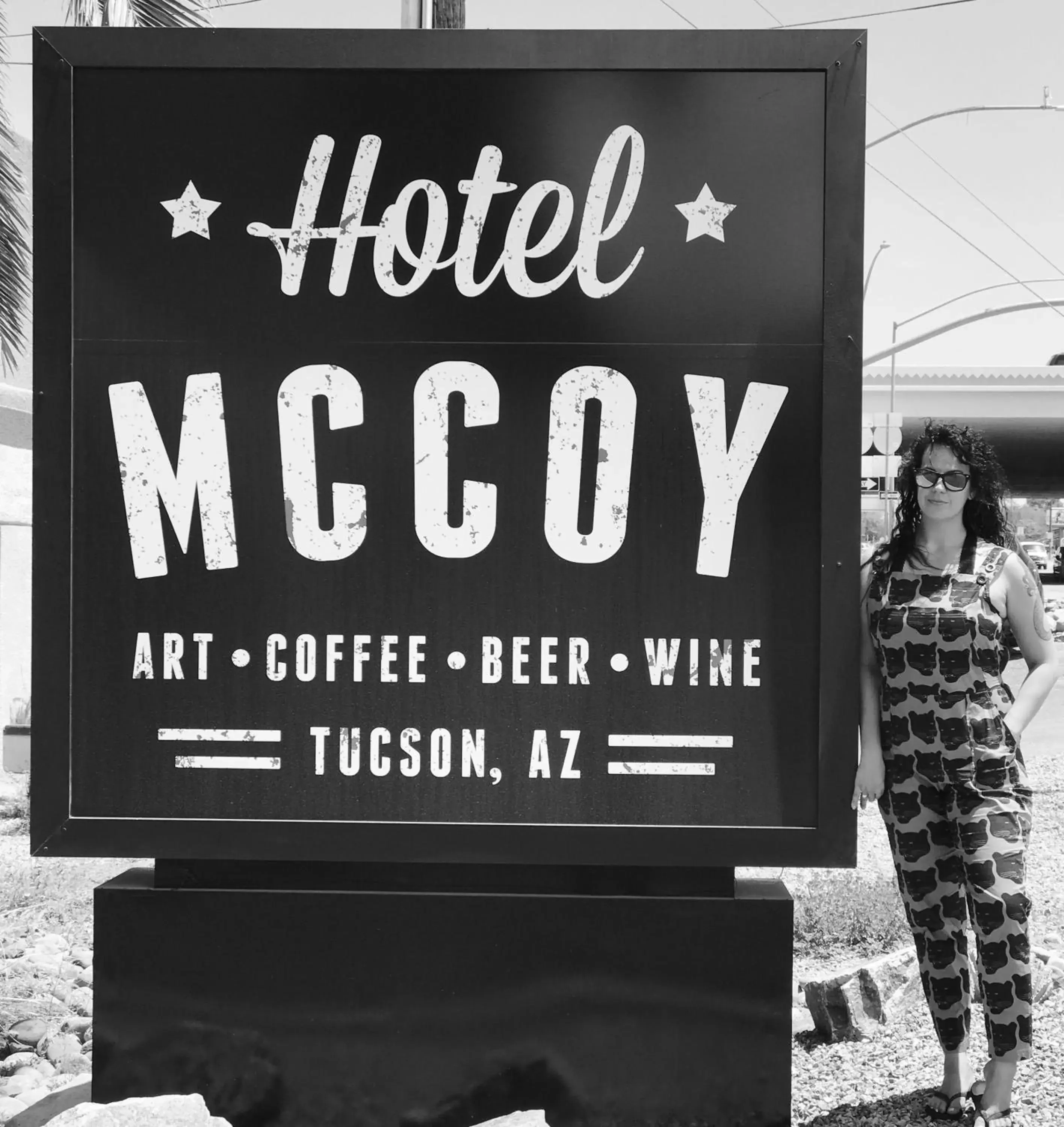 Property logo or sign in Hotel McCoy - Art, Coffee, Beer, Wine