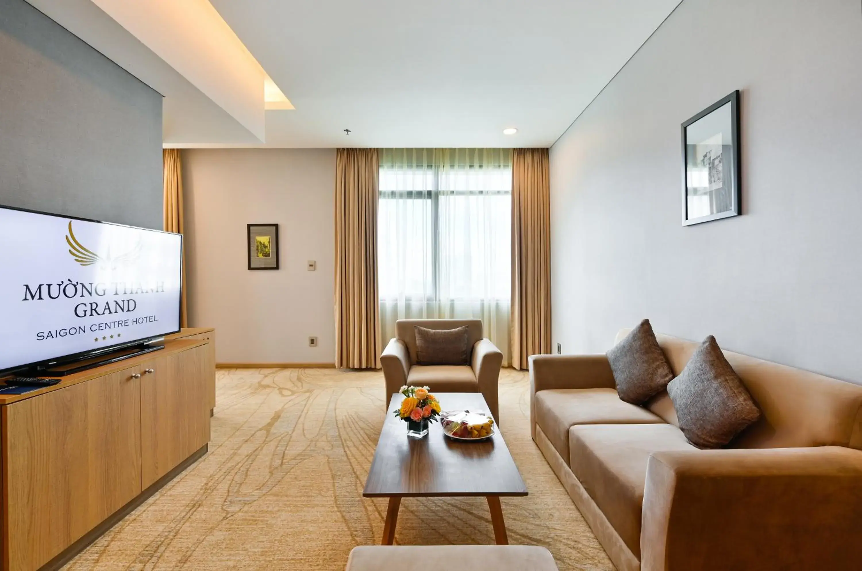 Seating Area in Muong Thanh Grand Saigon Centre Hotel