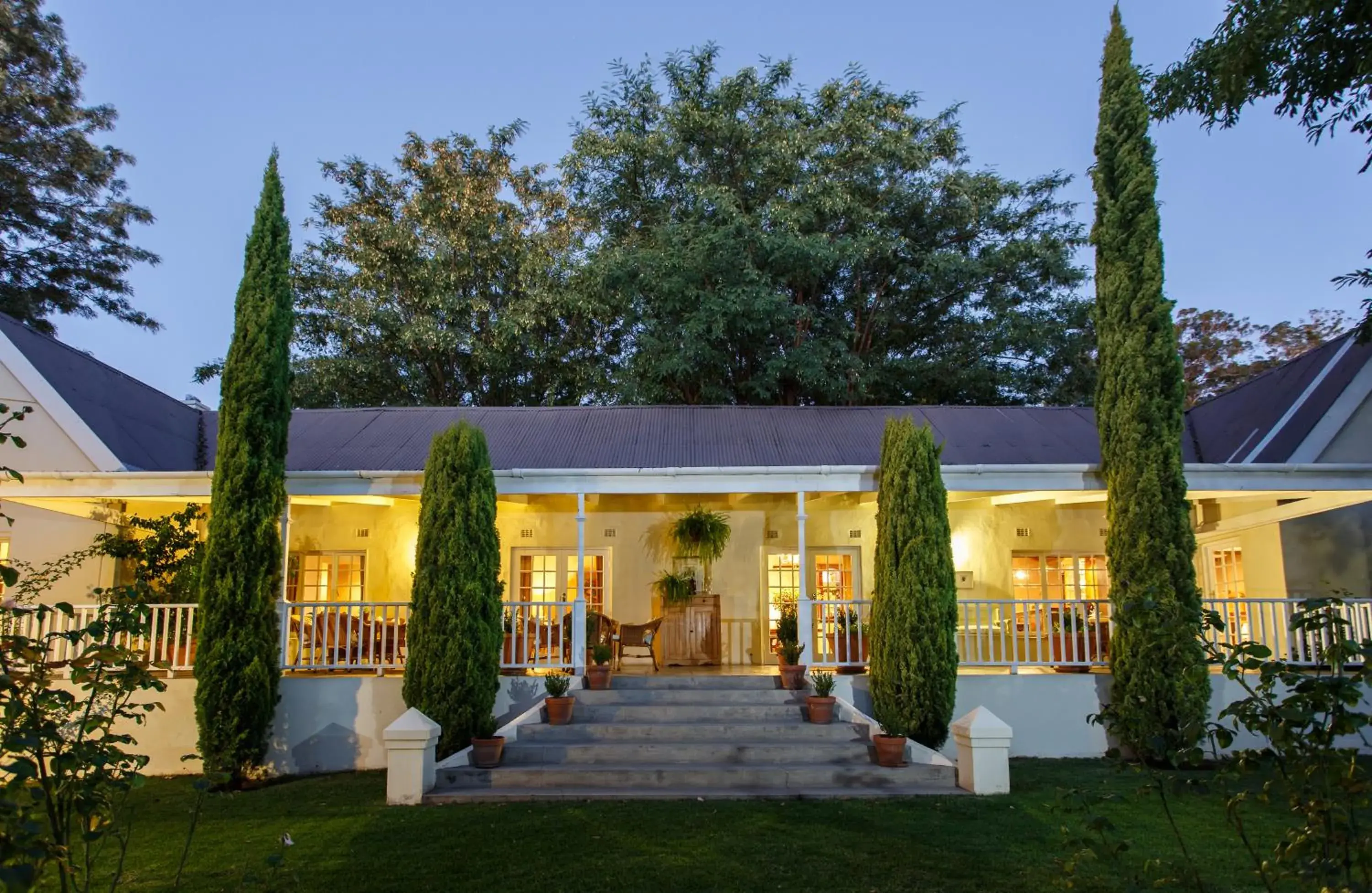 Patio, Property Building in Rosenhof Boutique Hotel