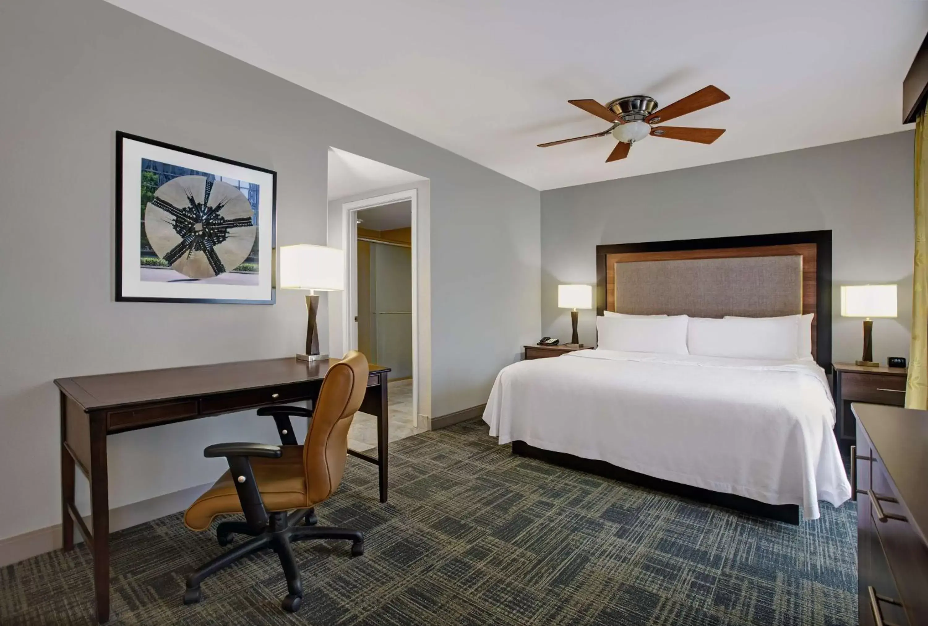 Bed in Homewood Suites Charlotte Ayrsley