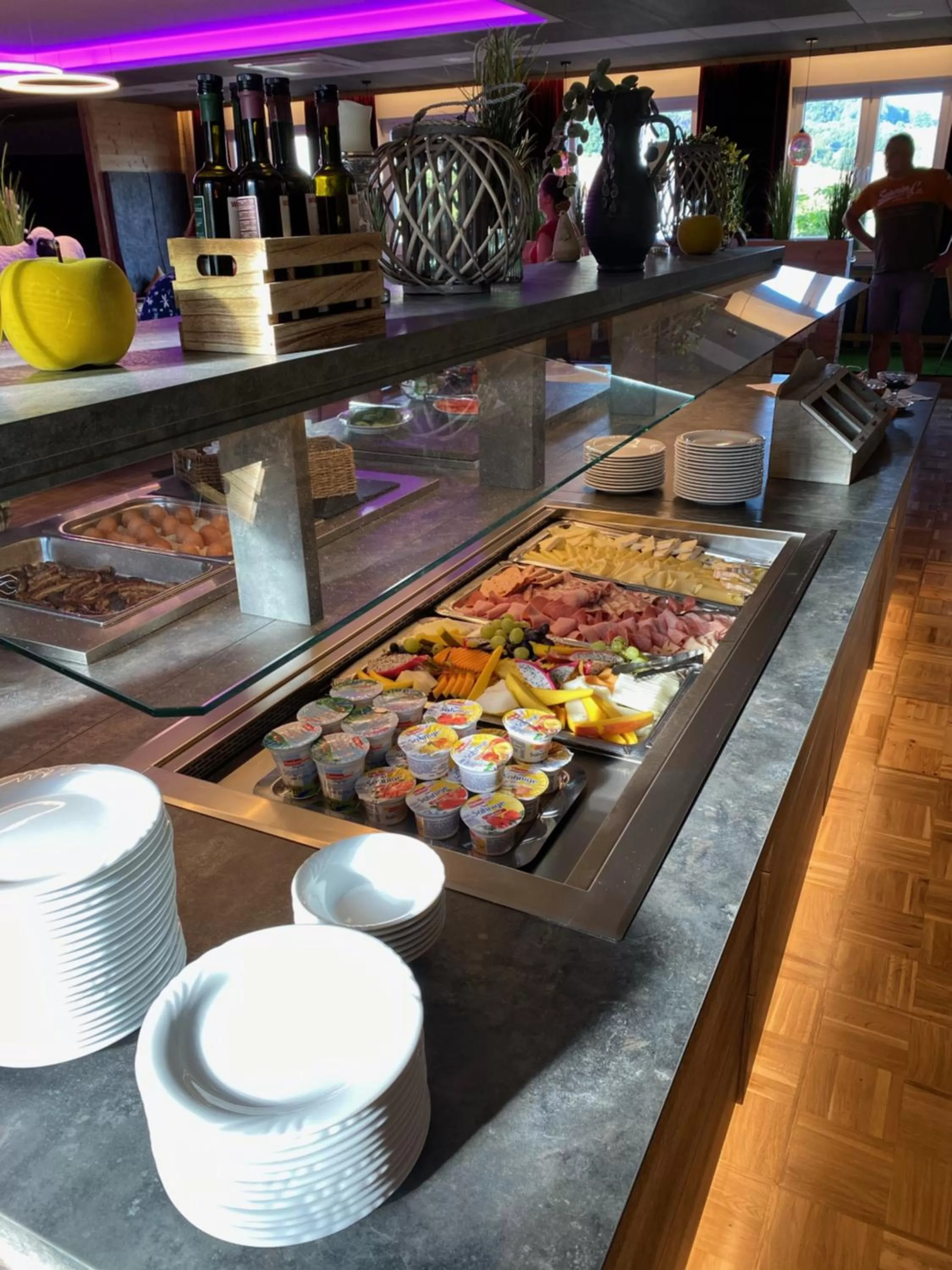 Buffet breakfast in Familienhotel "Rhön Feeling"