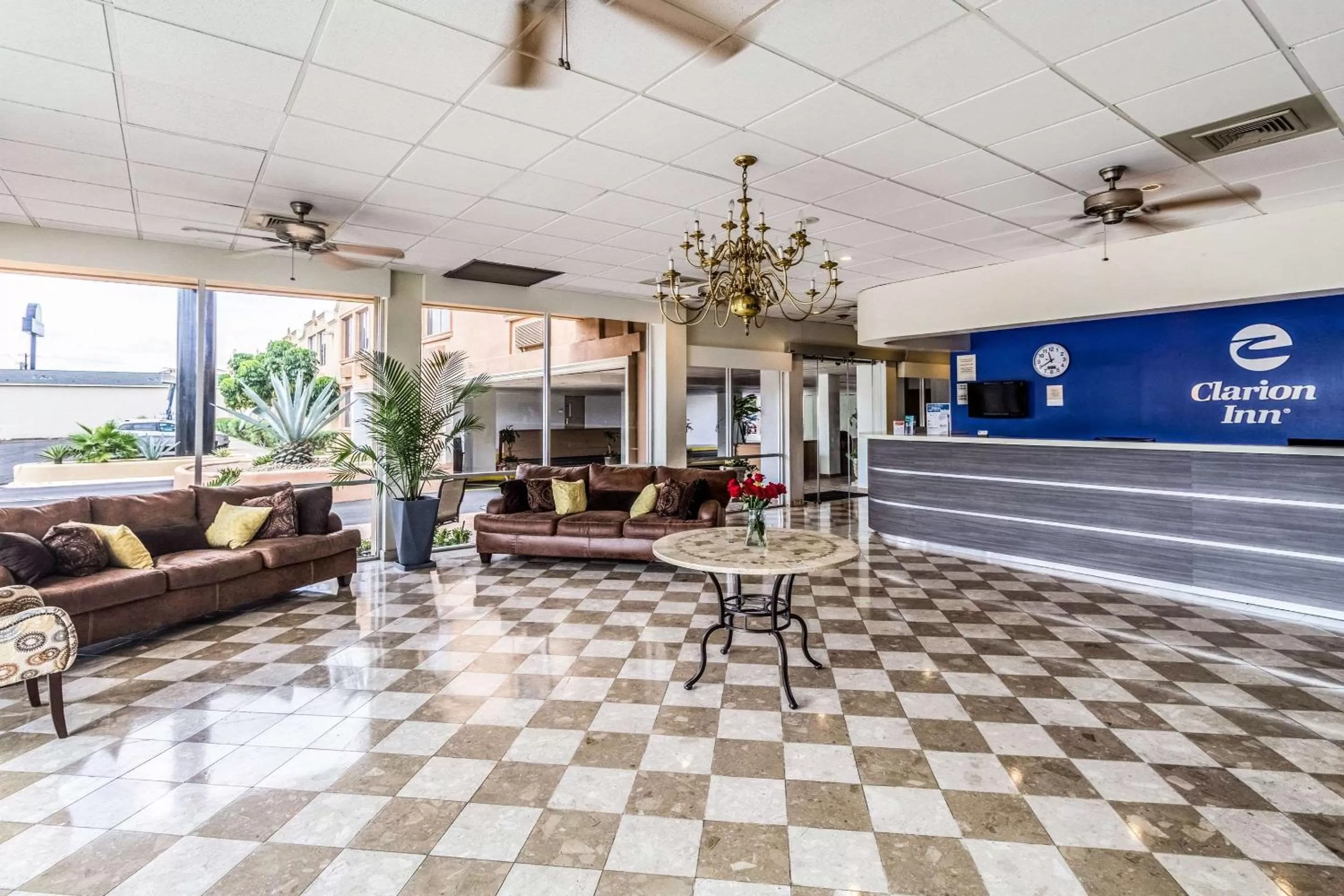 Lobby or reception in Clarion Inn near McAllen Airport