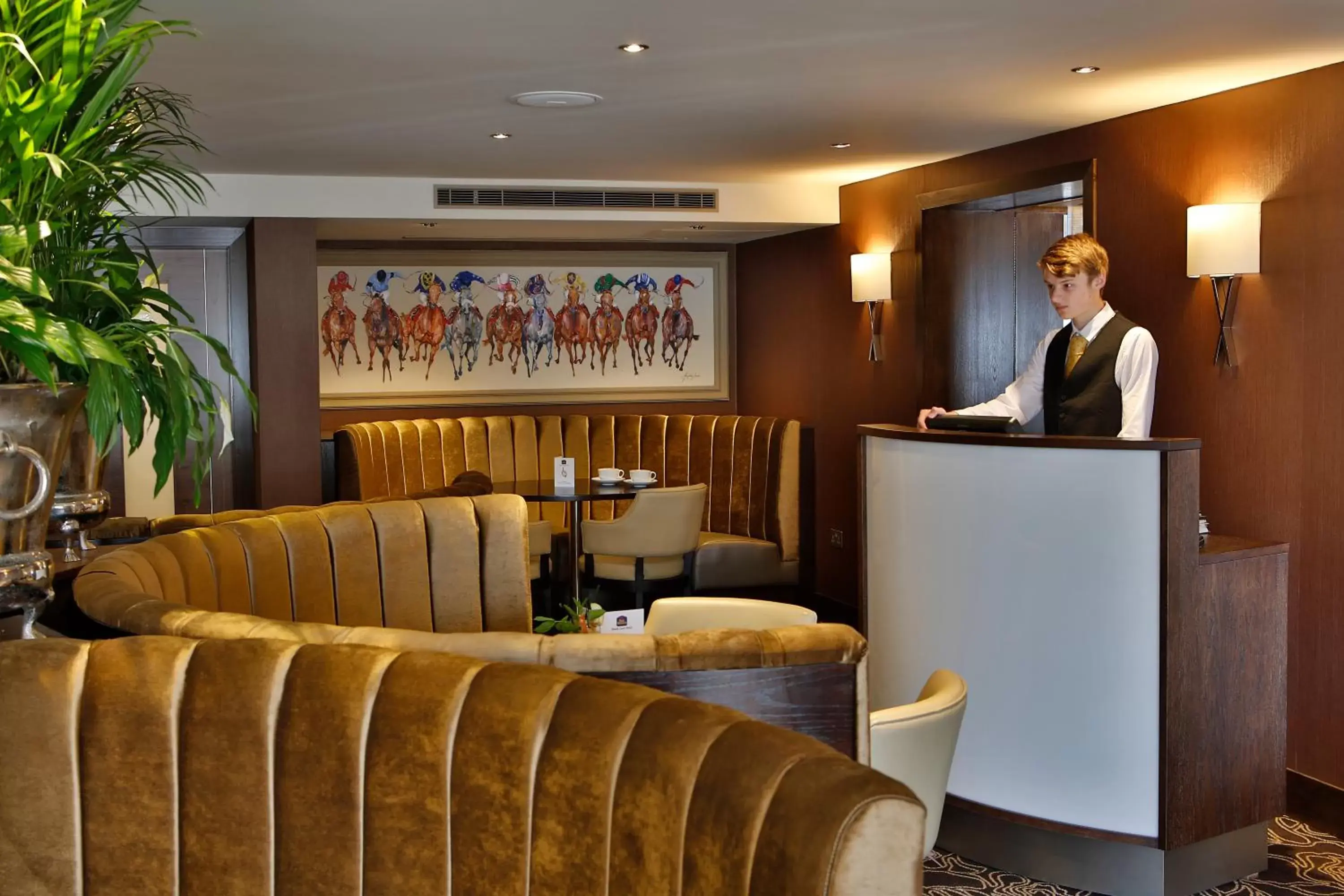 Staff, Lobby/Reception in Best Western Heath Court Hotel