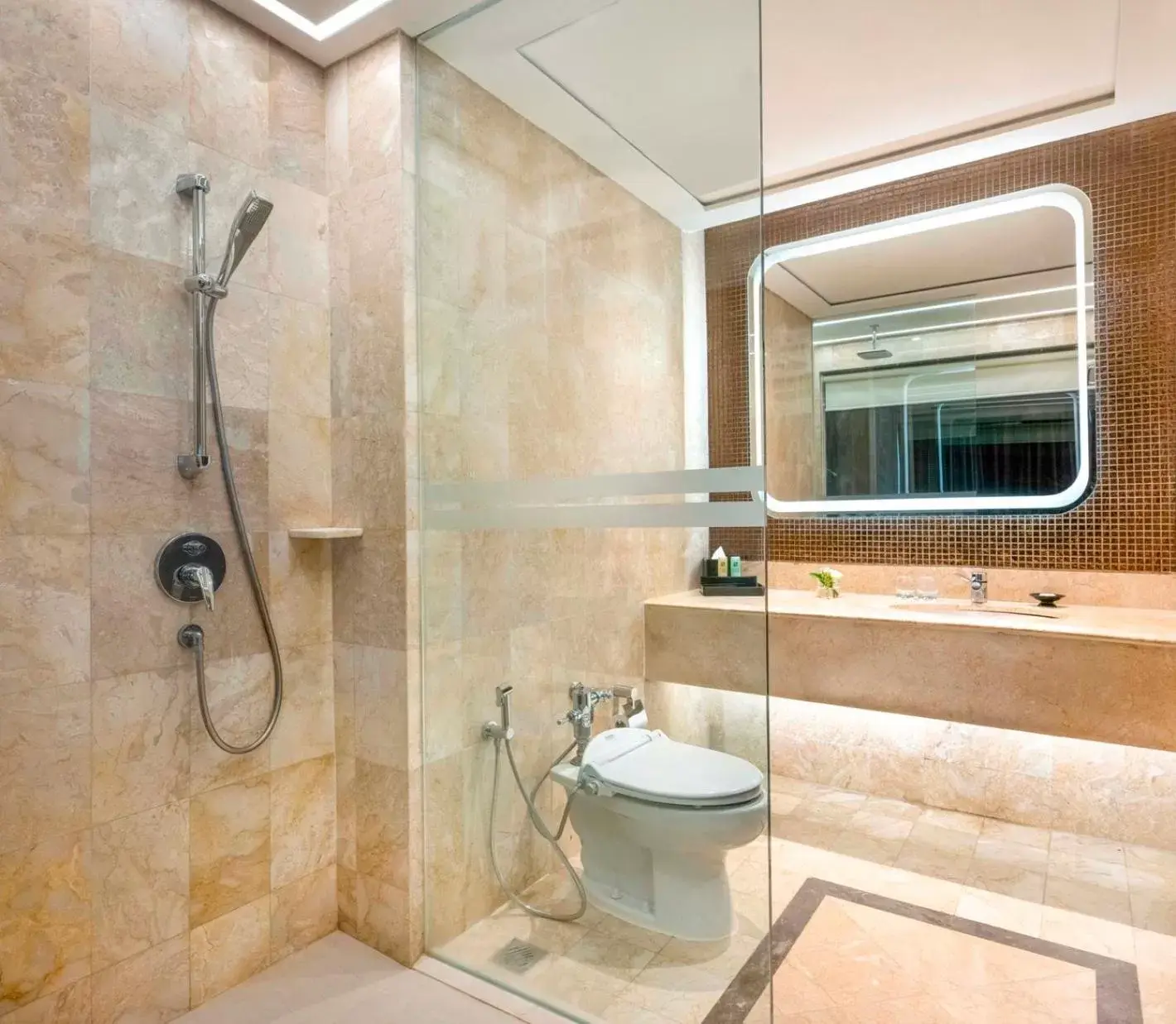 Bathroom in Hotel Ciputra Jakarta managed by Swiss-Belhotel International