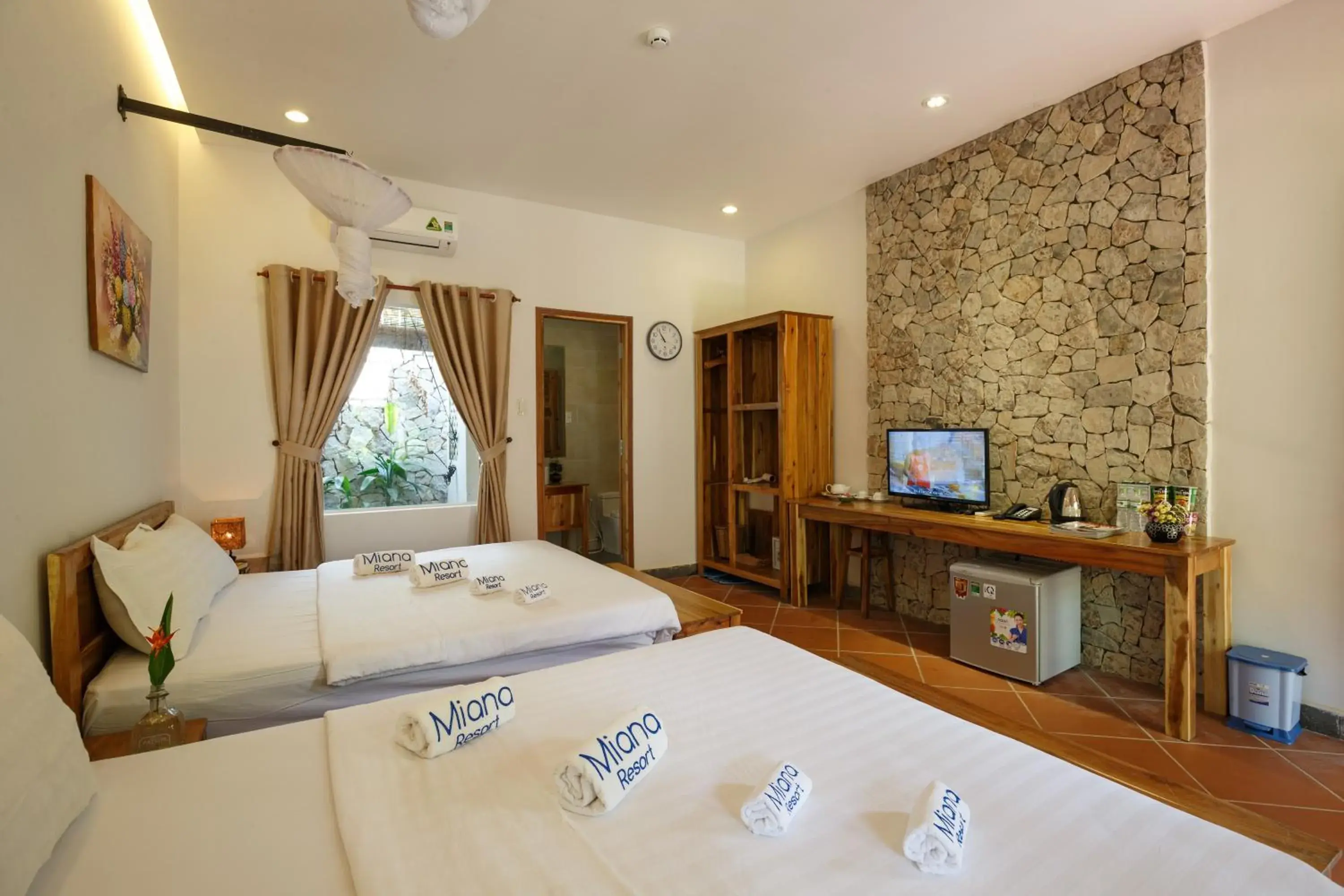 Bed in Miana Resort Phu Quoc