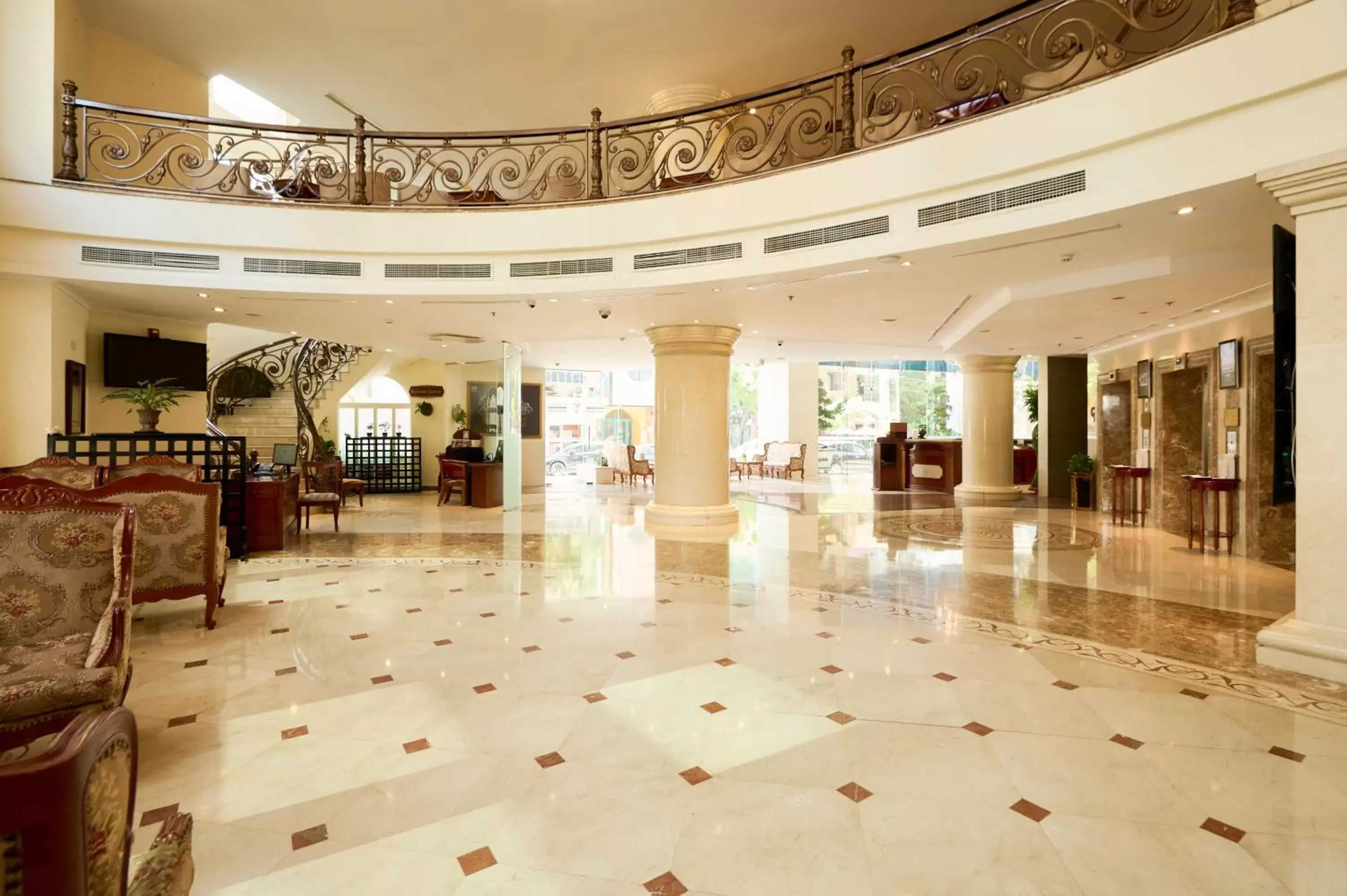 Lobby or reception in Hotel Grand Saigon