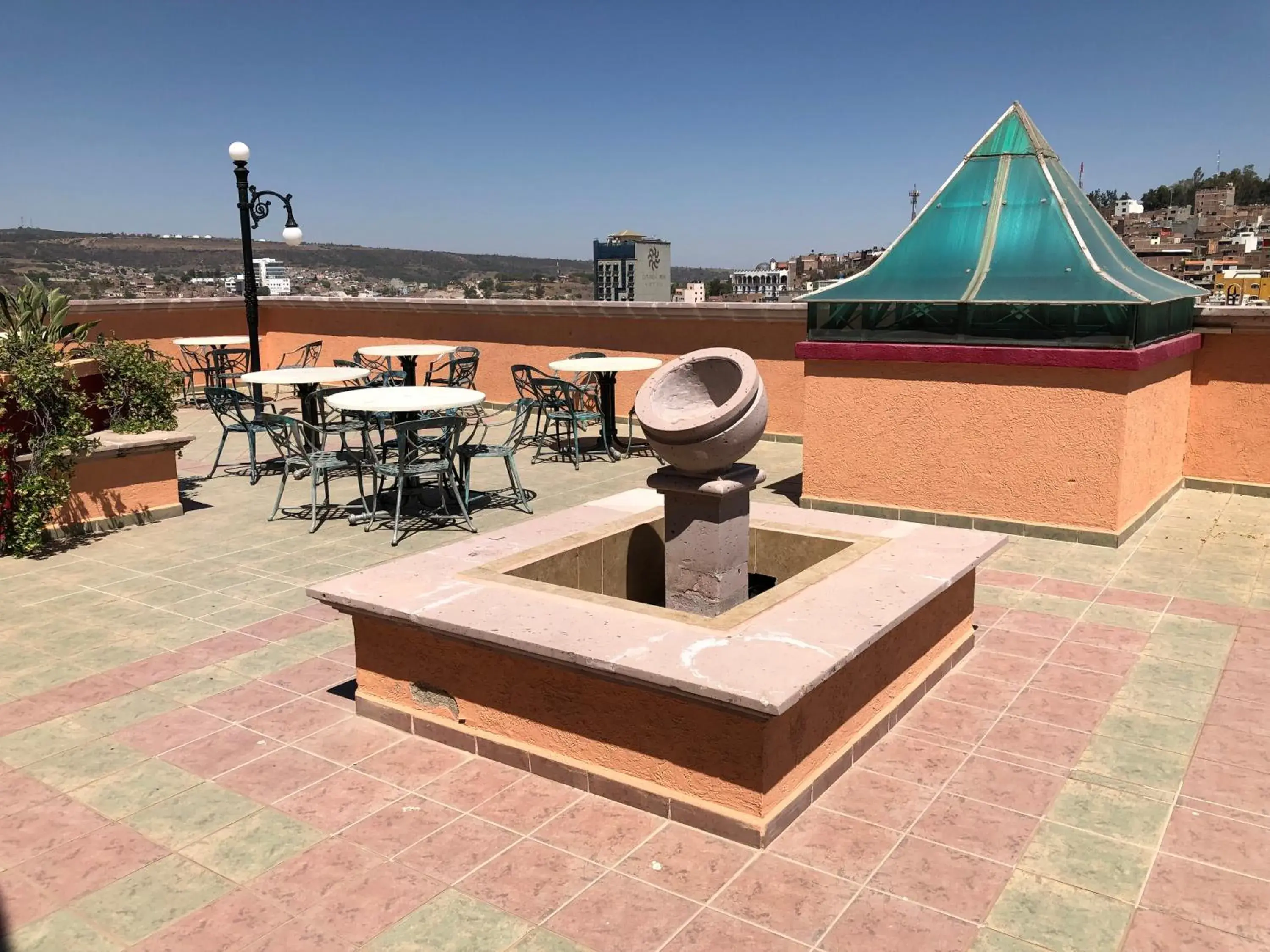 Patio in Hotel Quinta Cesar