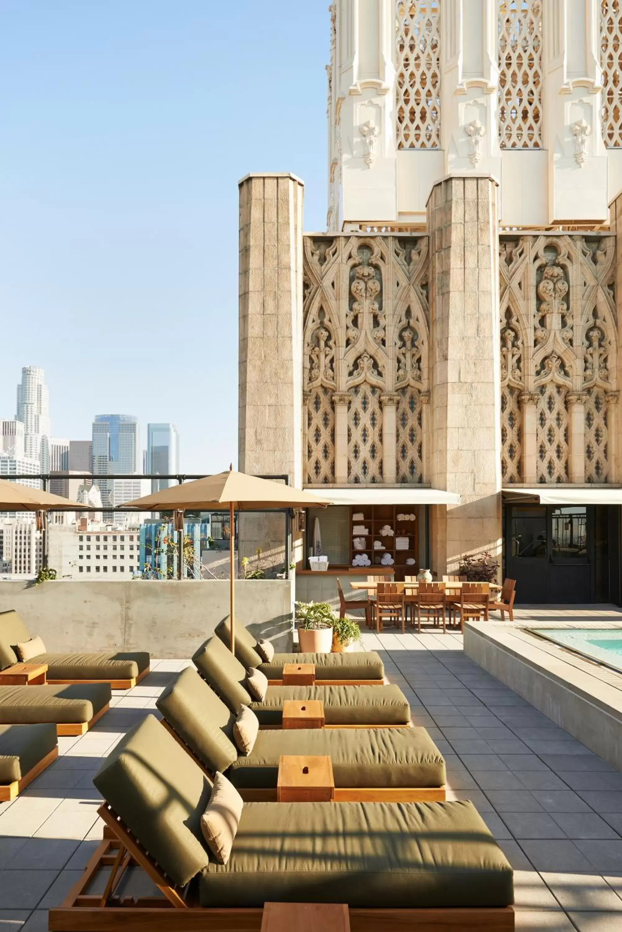 Balcony/Terrace, Swimming Pool in Ace Hotel Downtown Los Angeles