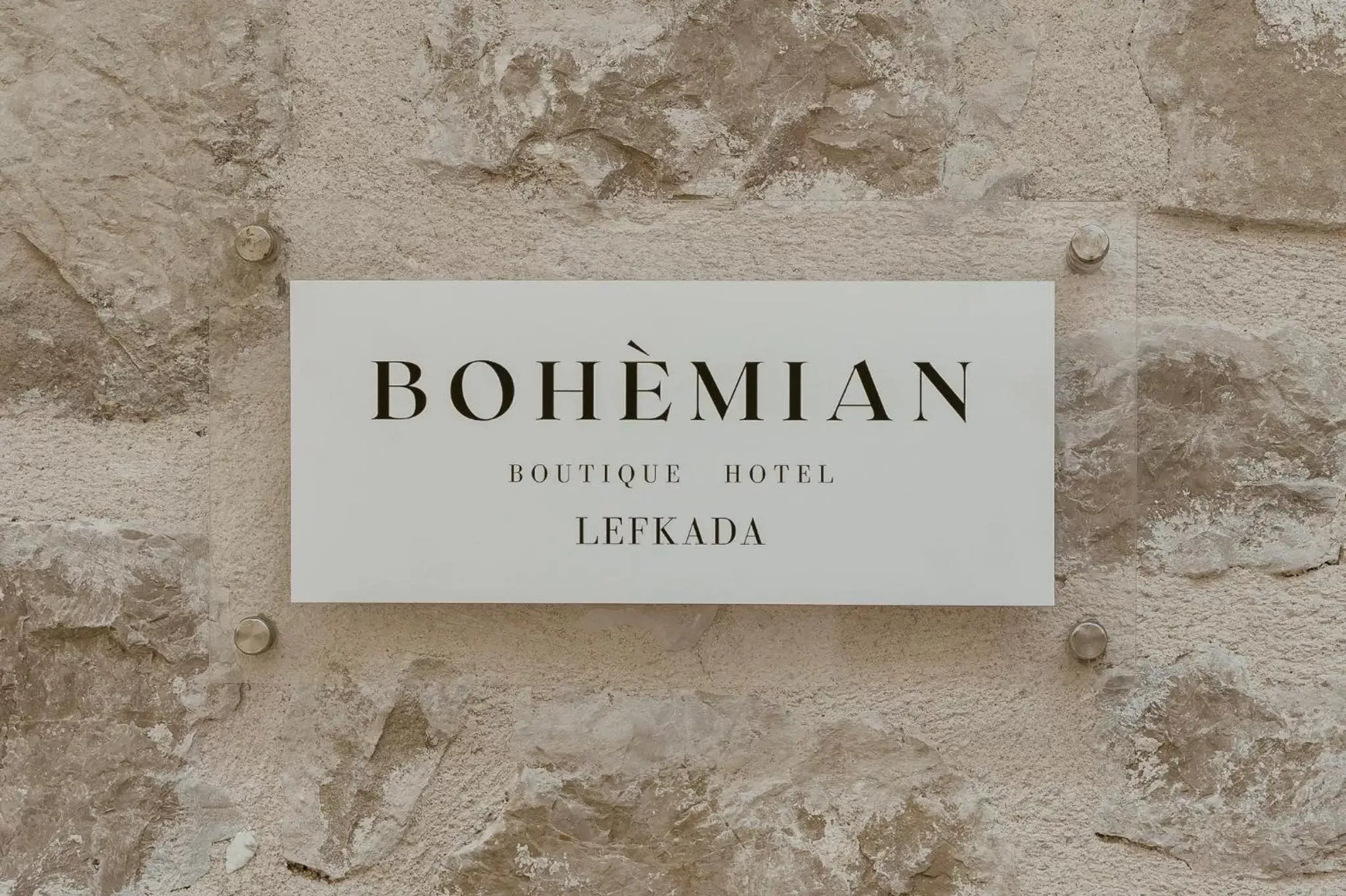 Logo/Certificate/Sign in Bohèmian Boutique Hotel Lefkada