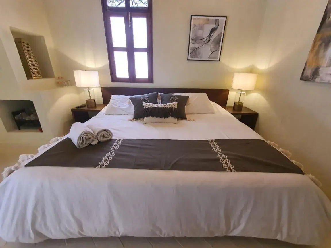 Bed in Mansion San Miguel