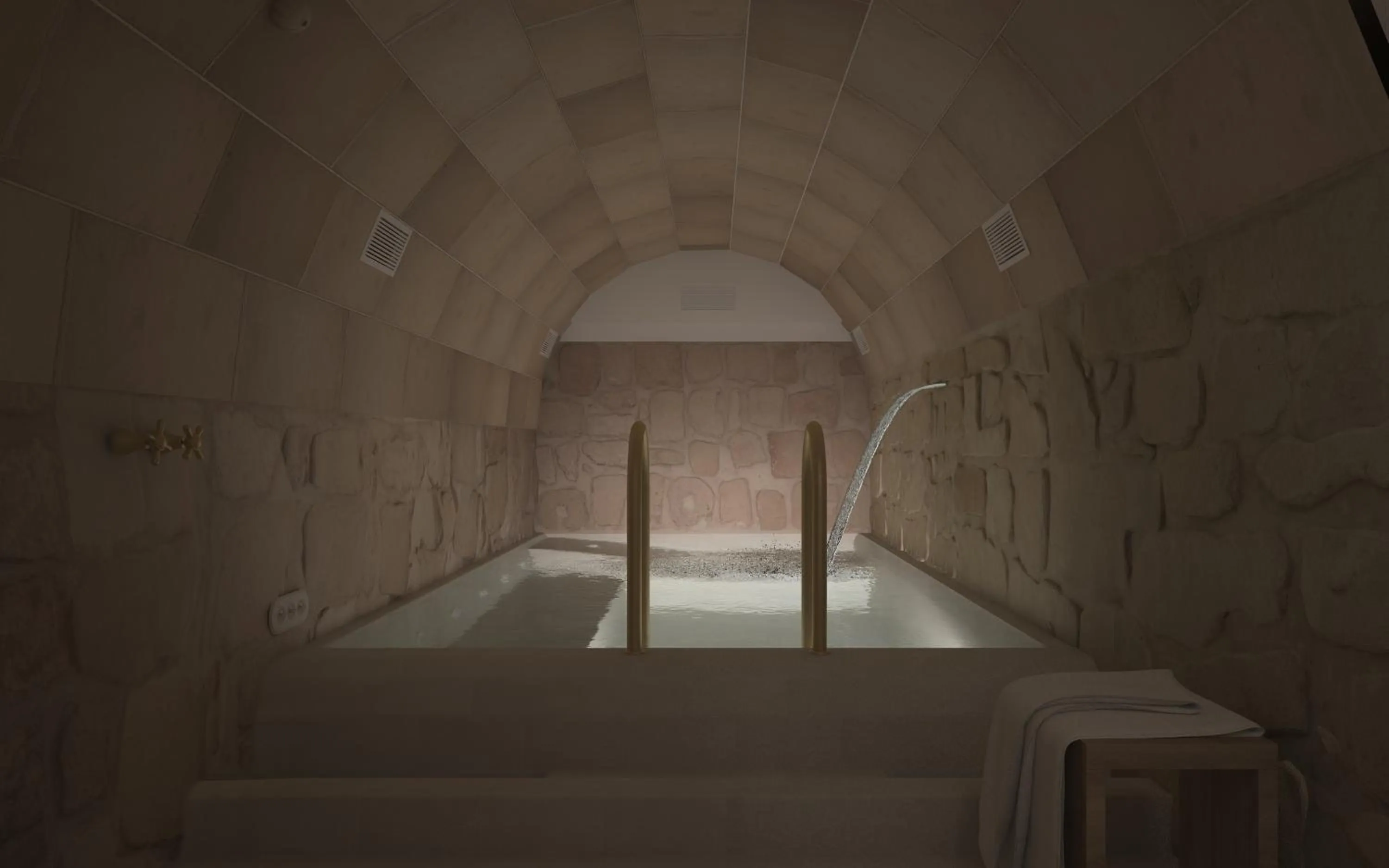 Hot Spring Bath in S'Hotelet d'es Born - Suites & SPA