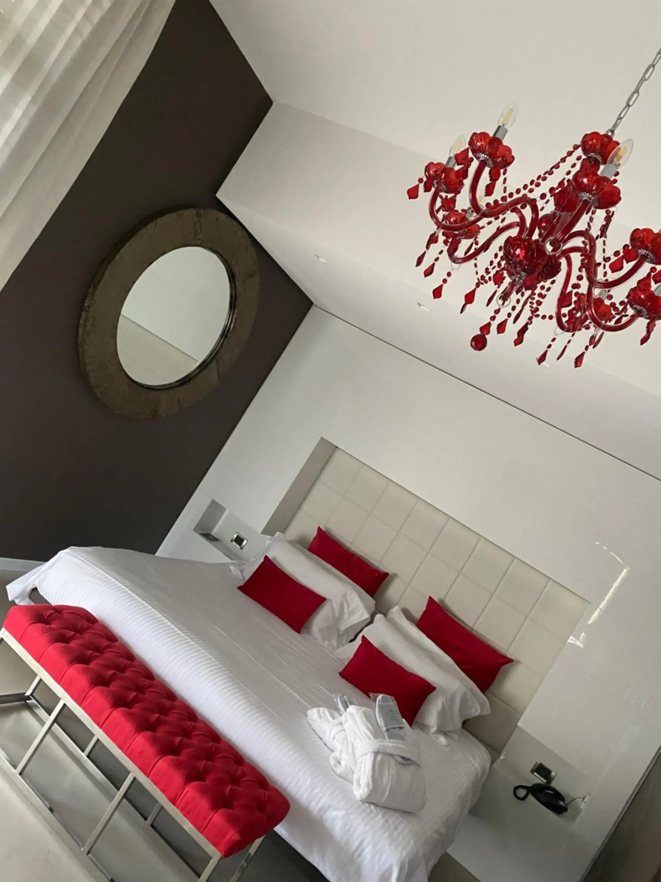 Bed in Gran Paradiso Hotel Spa