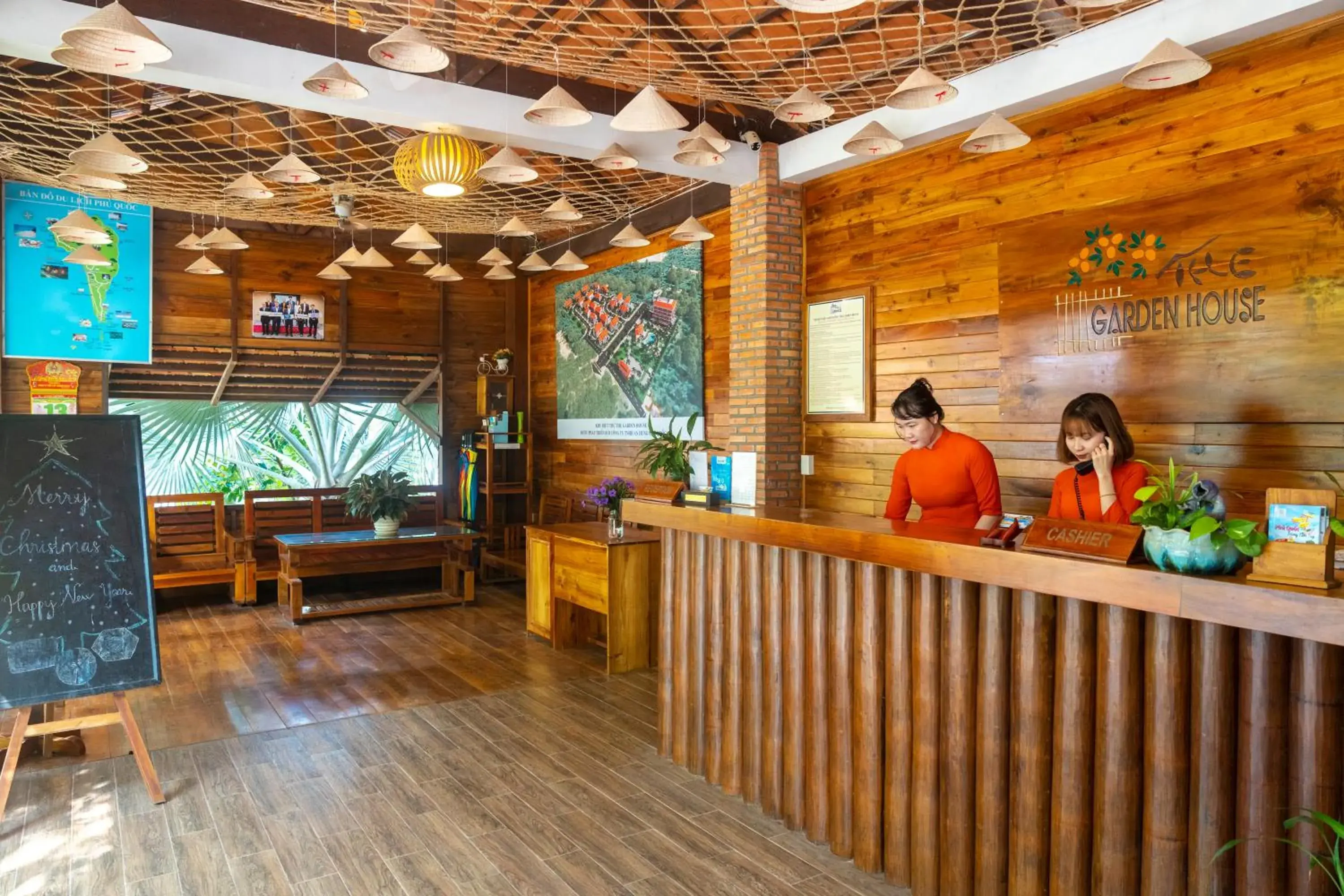 Lobby or reception in The Garden House Phu Quoc Resort