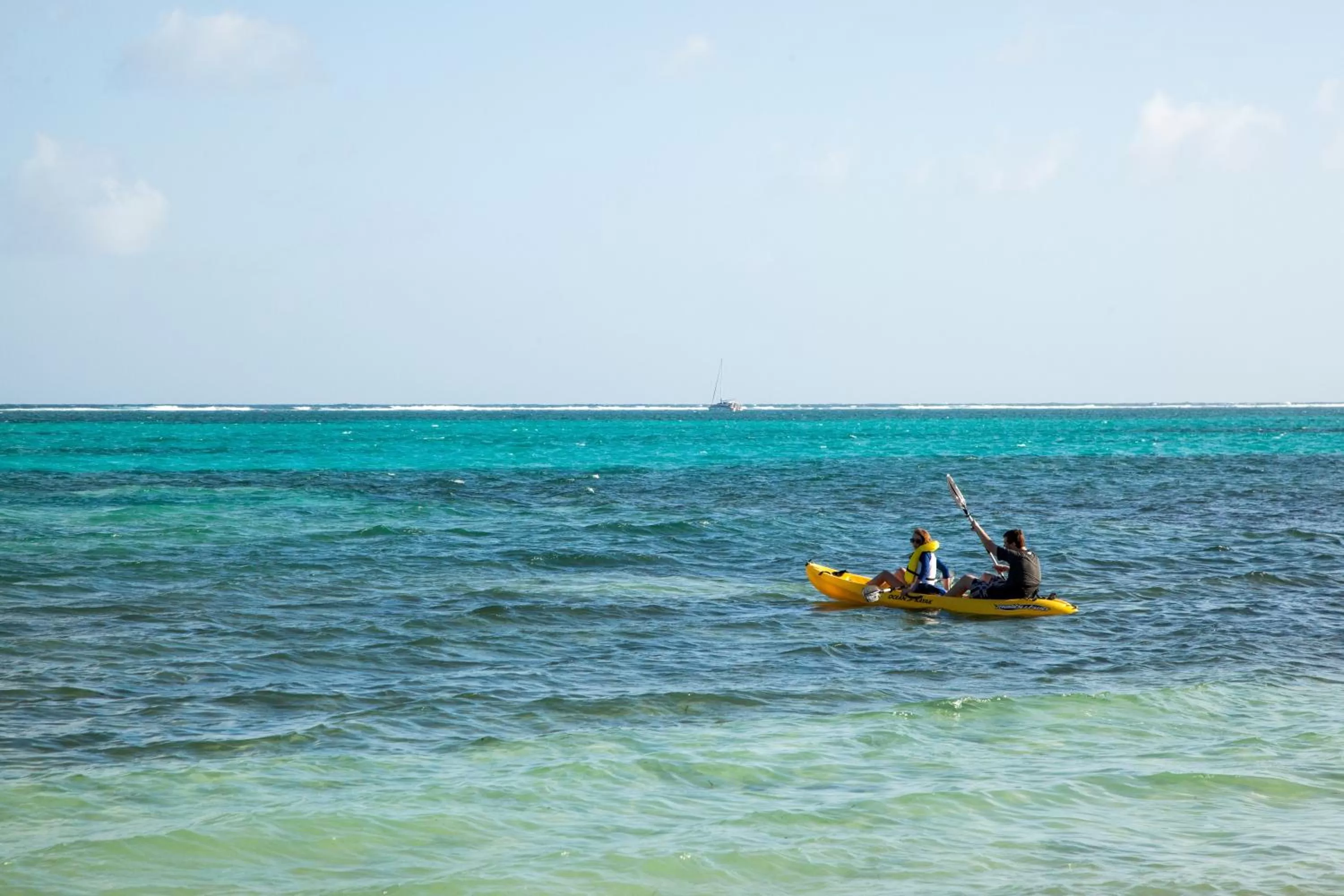 Beach in Grand Caribe Belize