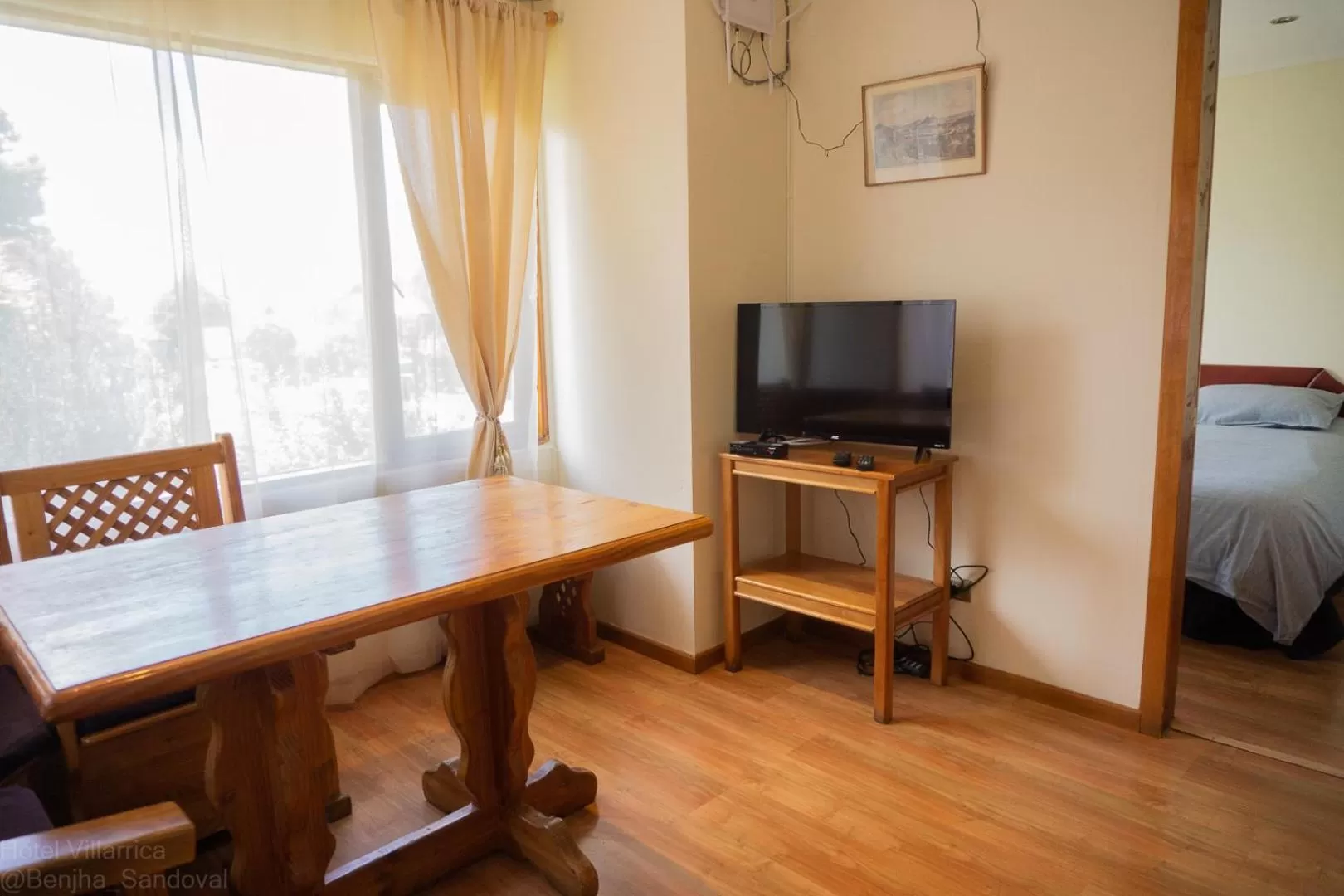 Bed in Hotel y Cabañas Villarrica